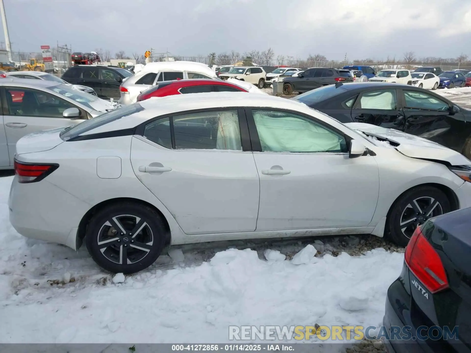 13 Photograph of a damaged car 3N1AB8CV1RY257615 NISSAN SENTRA 2024