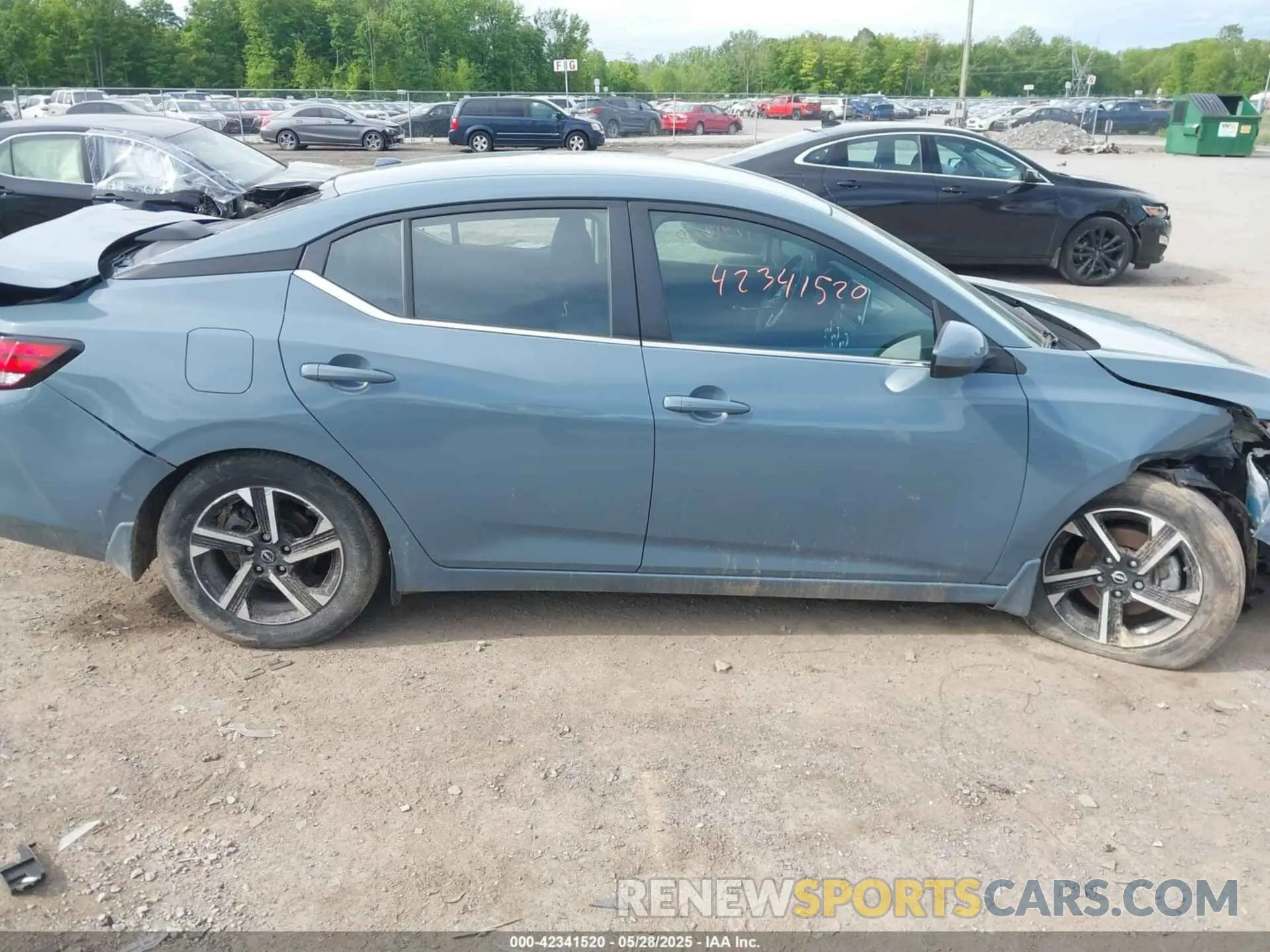 14 Photograph of a damaged car 3N1AB8CV1RY258697 NISSAN SENTRA 2024