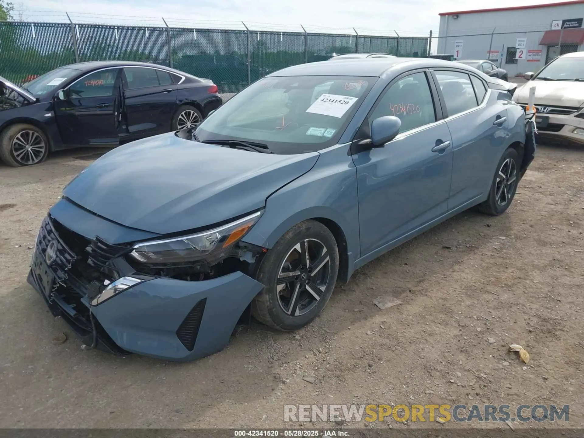 2 Photograph of a damaged car 3N1AB8CV1RY258697 NISSAN SENTRA 2024