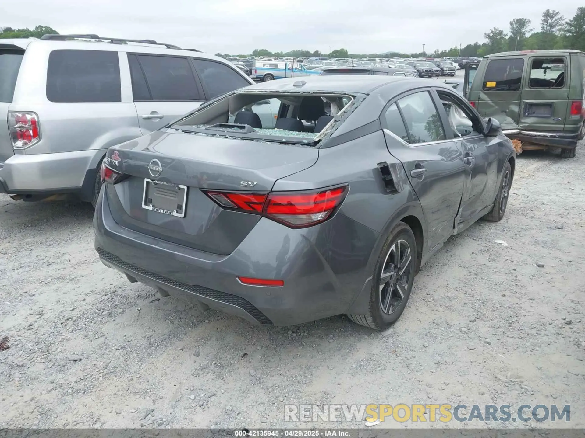 4 Photograph of a damaged car 3N1AB8CV1RY261972 NISSAN SENTRA 2024