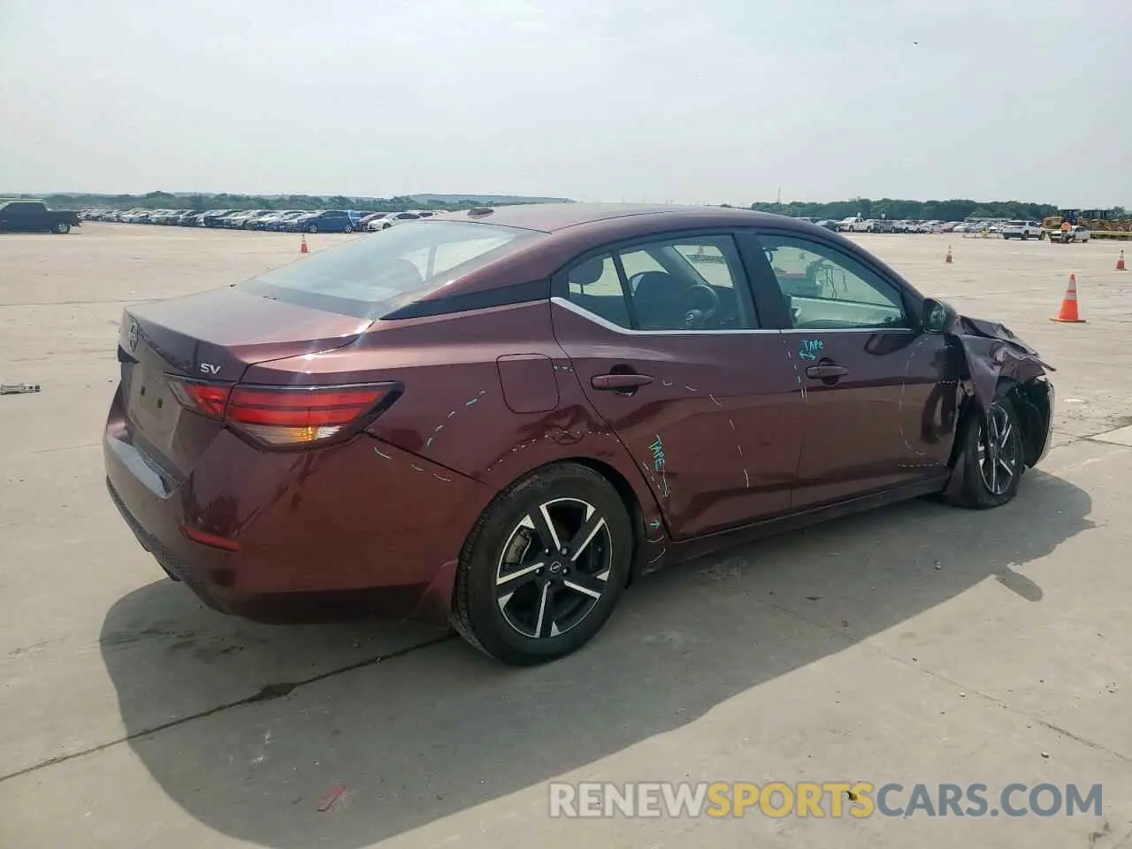 3 Photograph of a damaged car 3N1AB8CV1RY295751 NISSAN SENTRA 2024