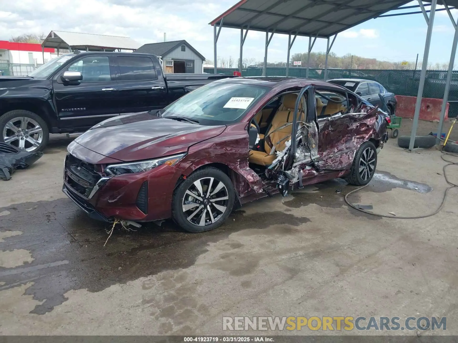 2 Photograph of a damaged car 3N1AB8CV1RY353597 NISSAN SENTRA 2024