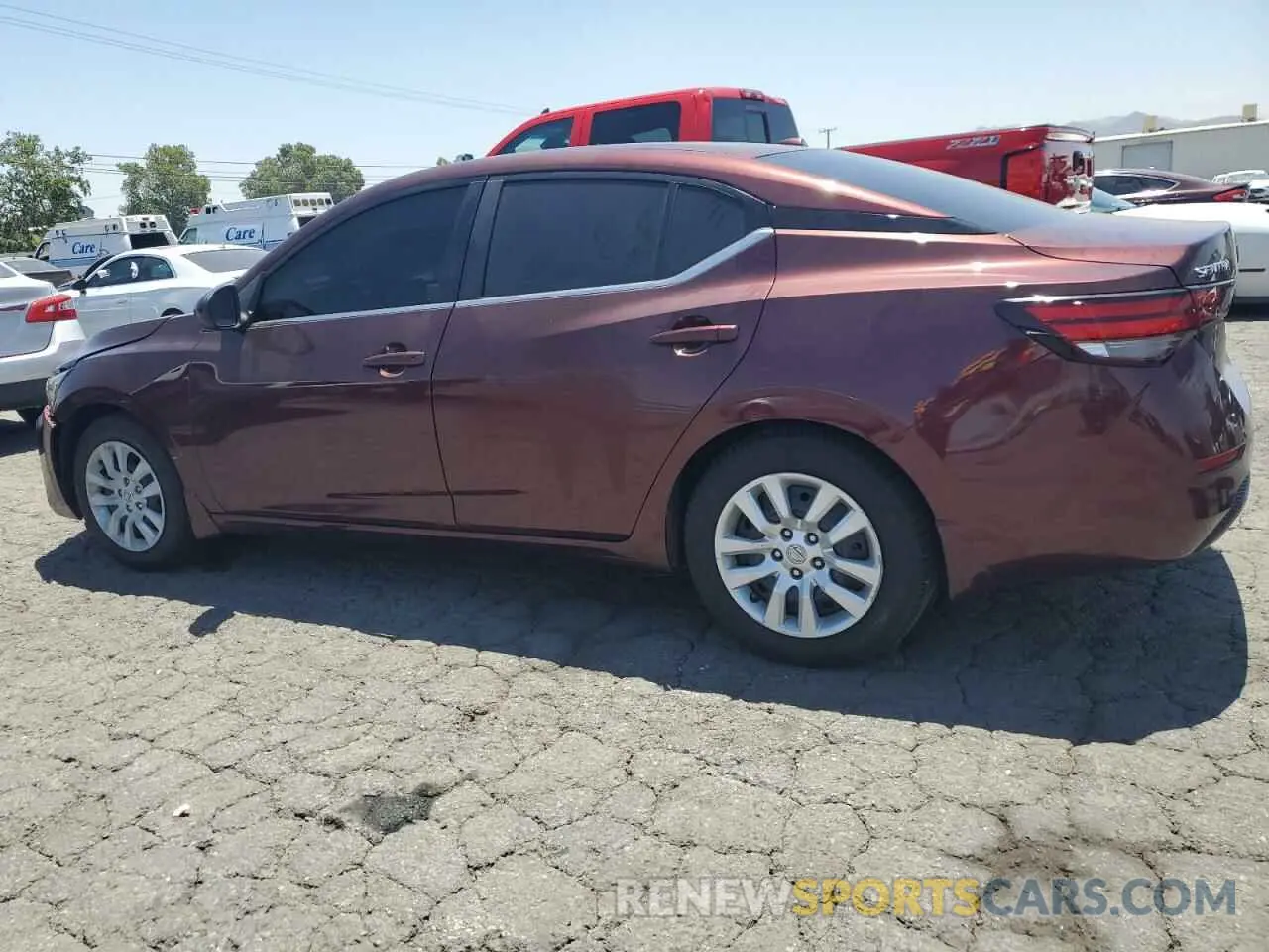 2 Photograph of a damaged car 3N1AB8CV1RY361750 NISSAN SENTRA 2024