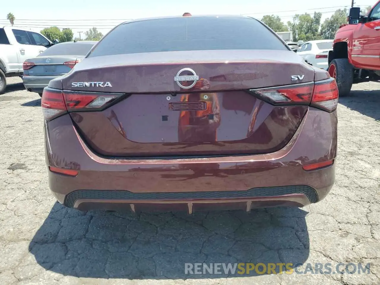 6 Photograph of a damaged car 3N1AB8CV1RY361750 NISSAN SENTRA 2024