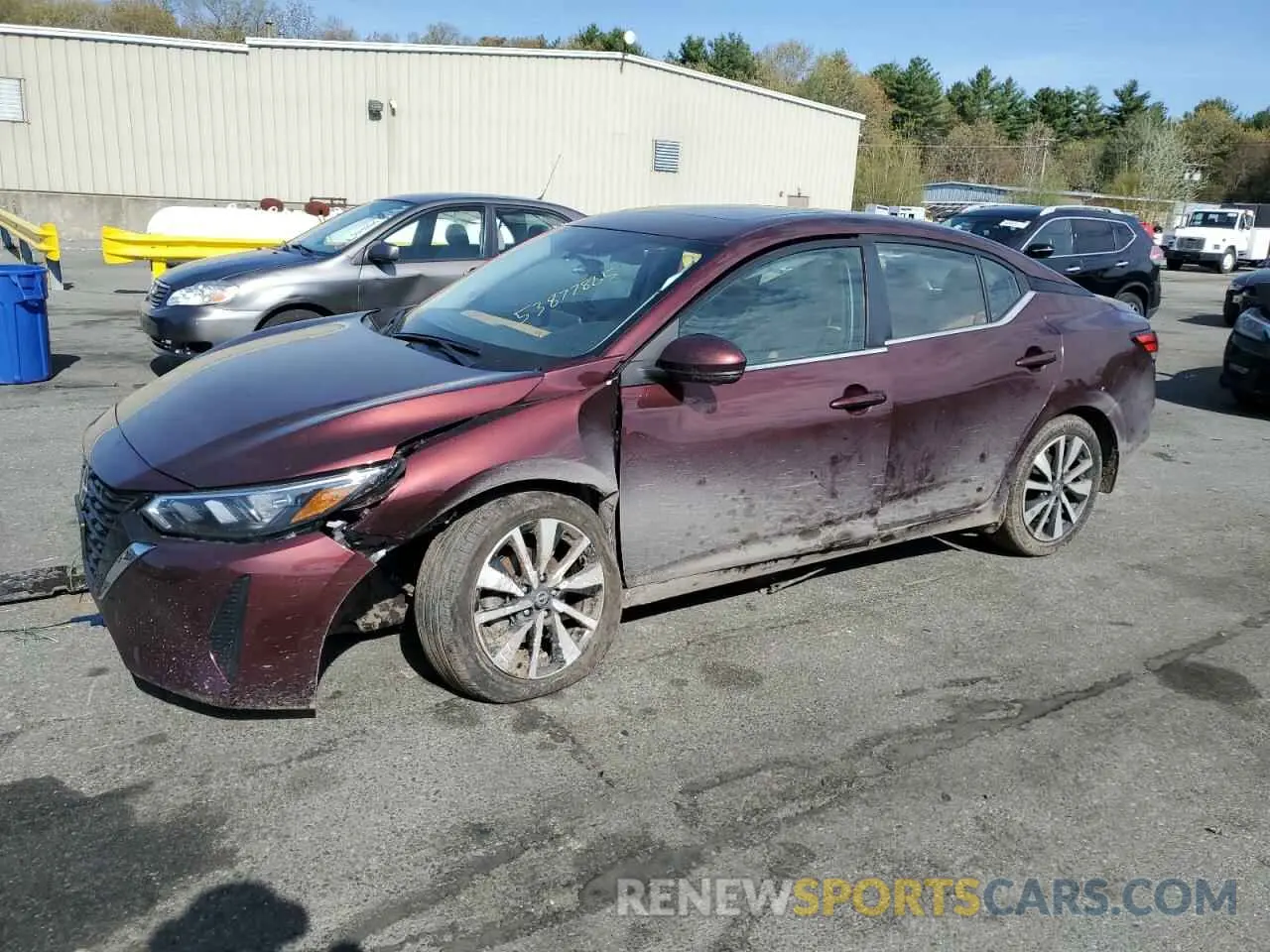 1 Photograph of a damaged car 3N1AB8CV1RY362445 NISSAN SENTRA 2024