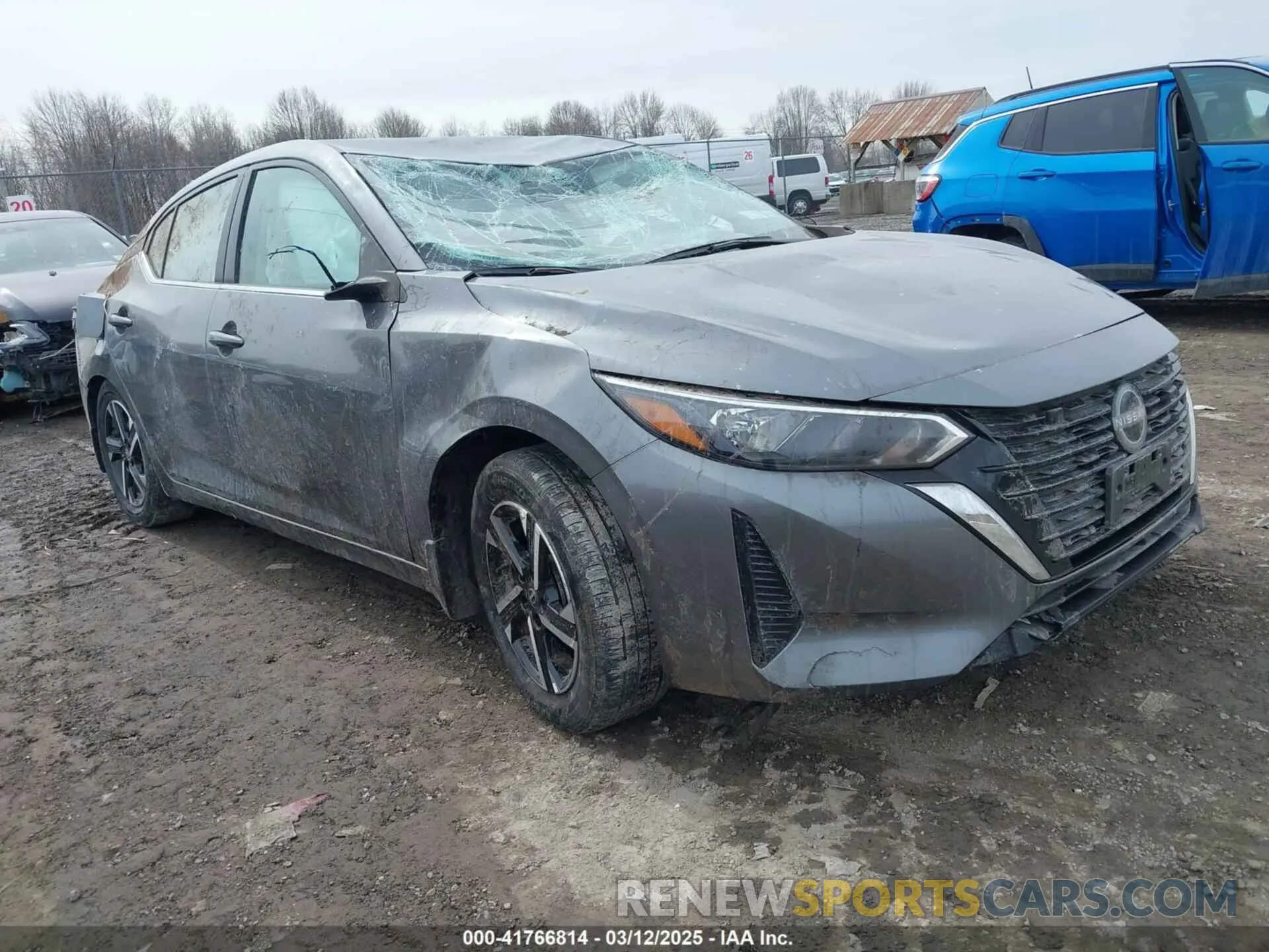 1 Photograph of a damaged car 3N1AB8CV2RY245554 NISSAN SENTRA 2024