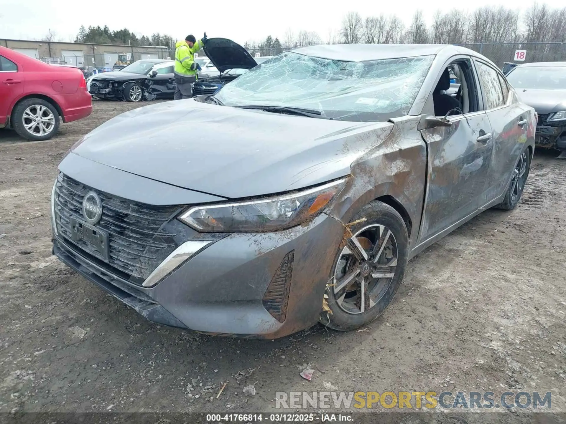 2 Photograph of a damaged car 3N1AB8CV2RY245554 NISSAN SENTRA 2024