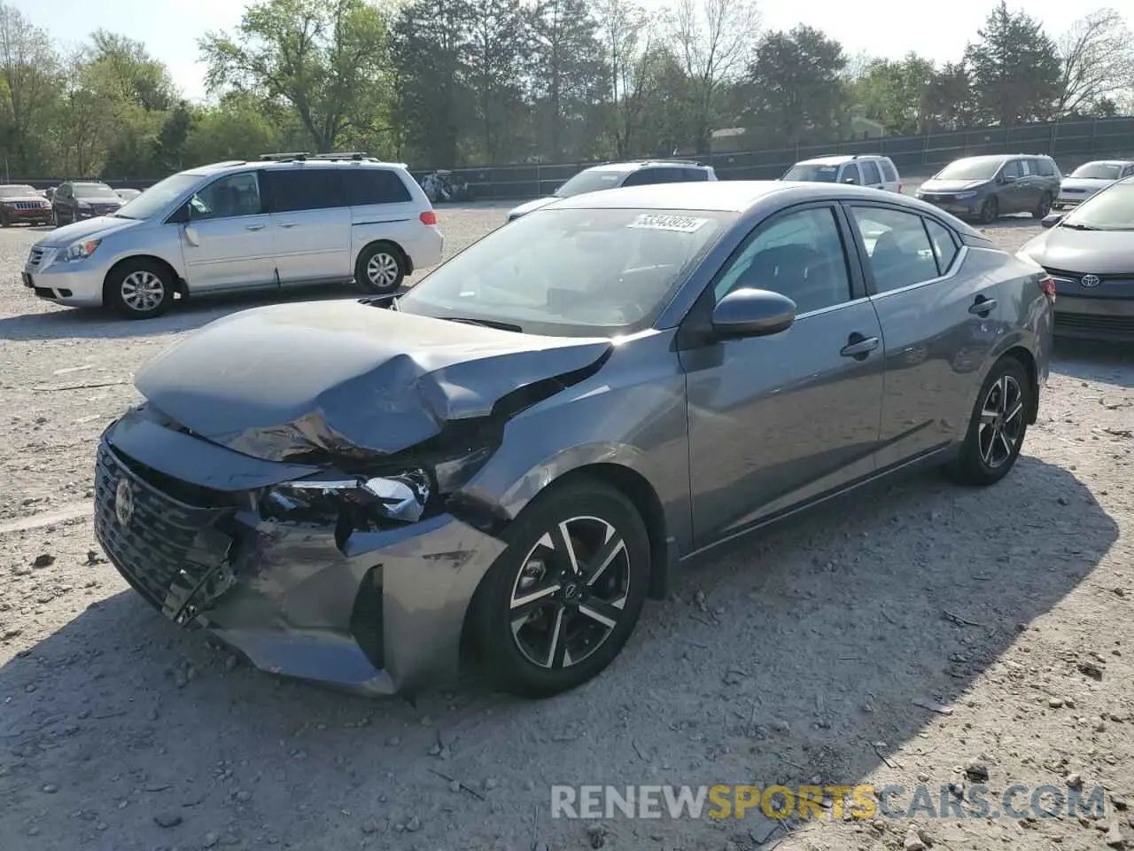 1 Photograph of a damaged car 3N1AB8CV2RY262371 NISSAN SENTRA 2024