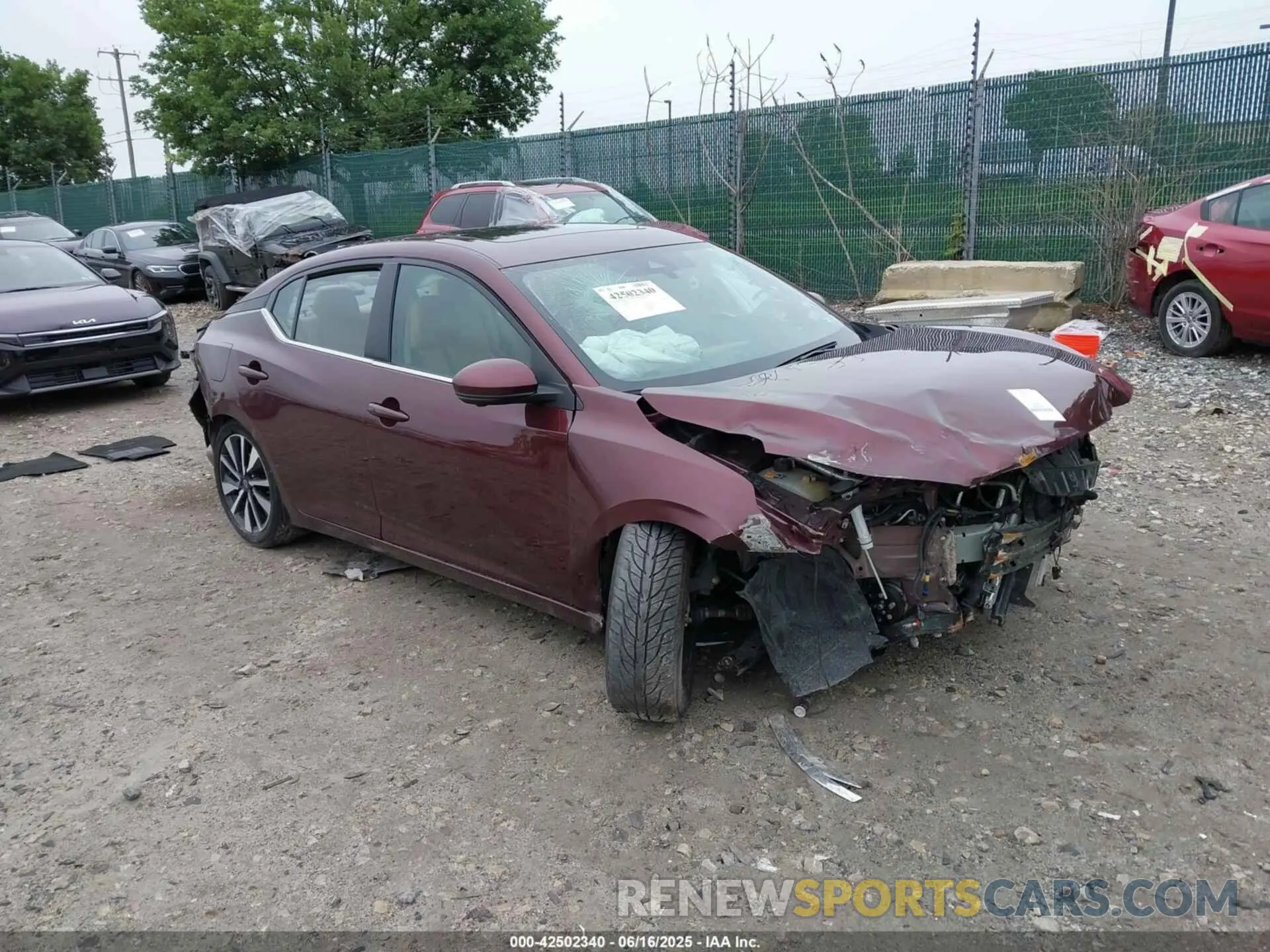 1 Photograph of a damaged car 3N1AB8CV2RY269725 NISSAN SENTRA 2024