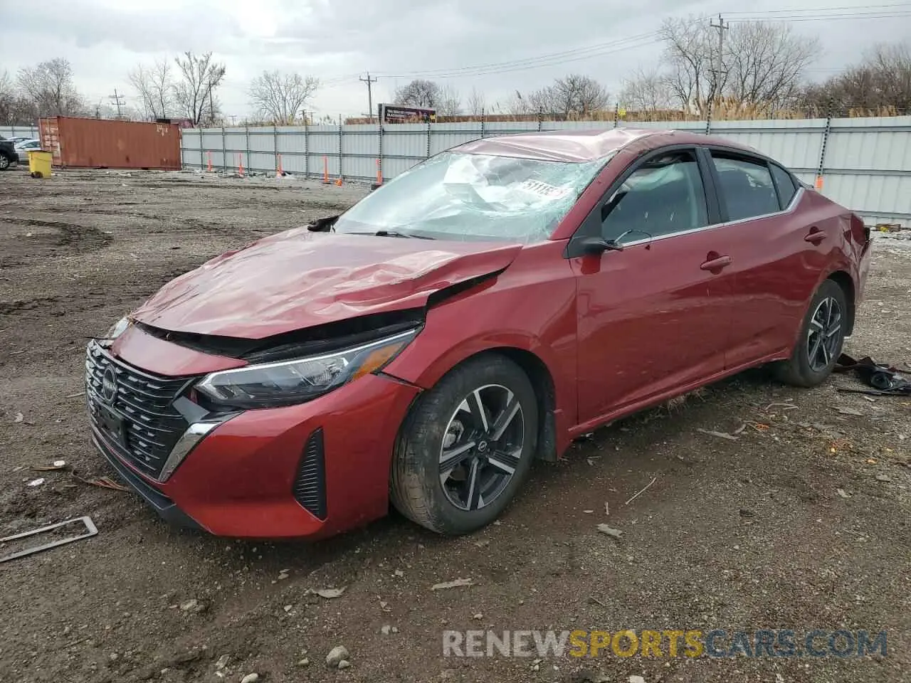 1 Photograph of a damaged car 3N1AB8CV2RY296942 NISSAN SENTRA 2024
