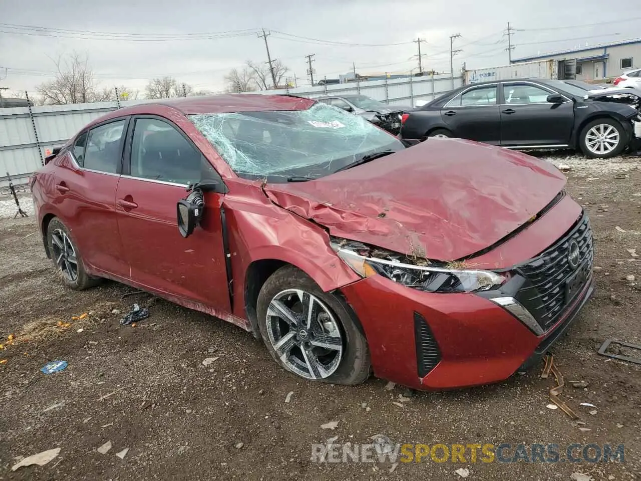 4 Photograph of a damaged car 3N1AB8CV2RY296942 NISSAN SENTRA 2024