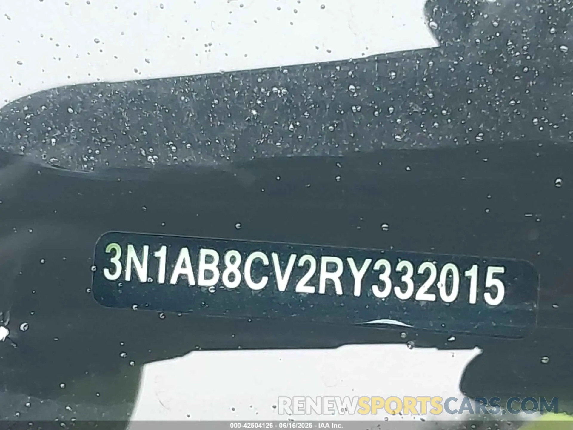 9 Photograph of a damaged car 3N1AB8CV2RY332015 NISSAN SENTRA 2024