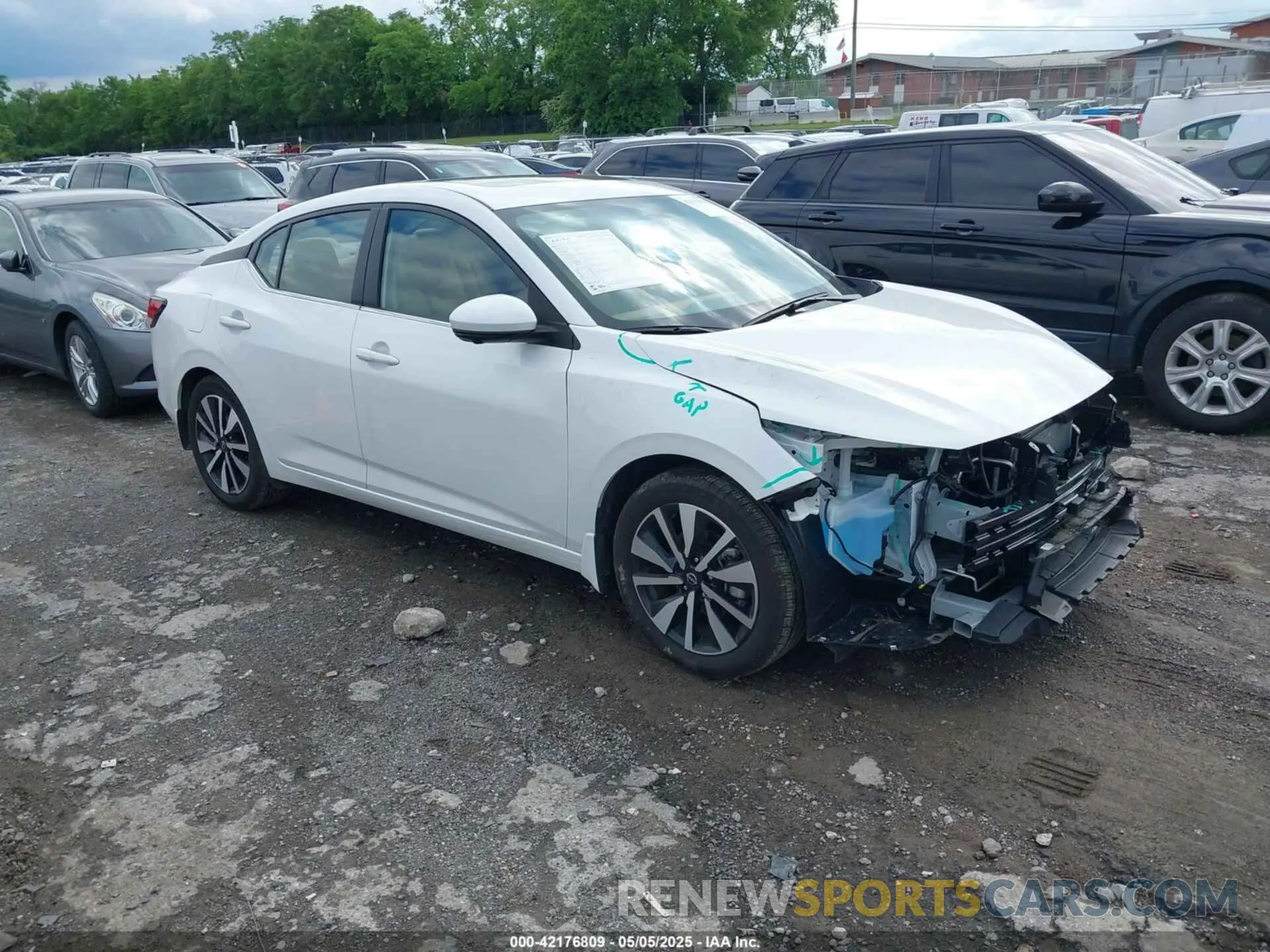 1 Photograph of a damaged car 3N1AB8CV2RY383613 NISSAN SENTRA 2024