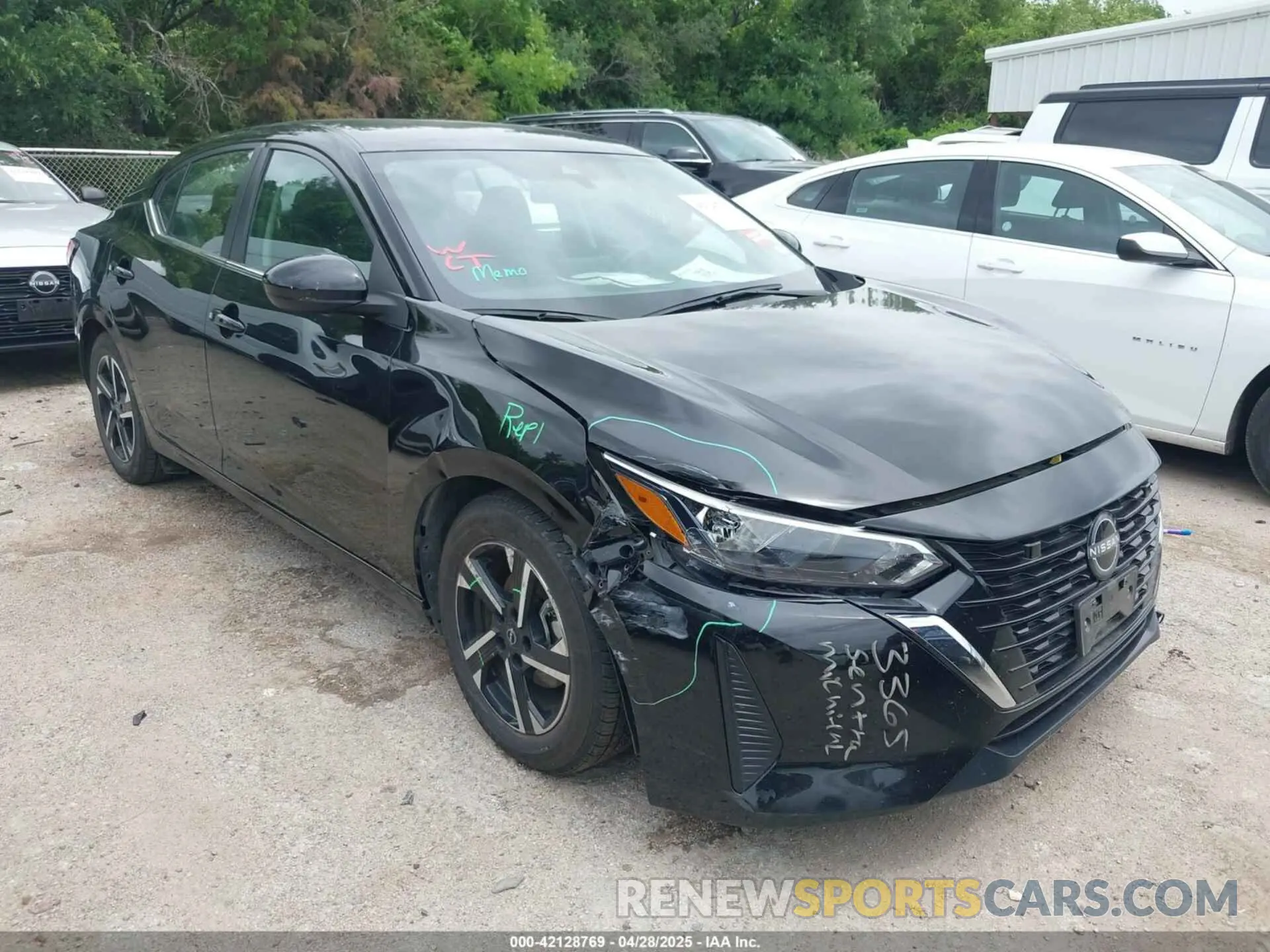 1 Photograph of a damaged car 3N1AB8CV3RY218816 NISSAN SENTRA 2024