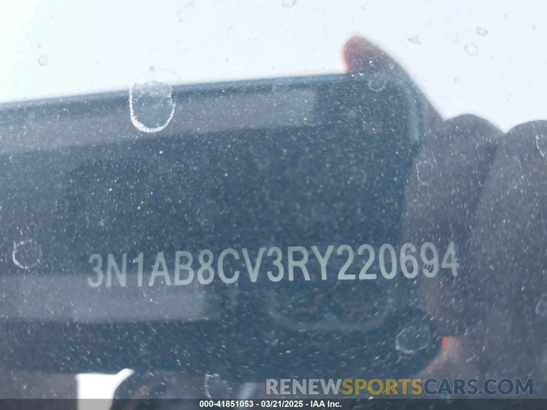 9 Photograph of a damaged car 3N1AB8CV3RY220694 NISSAN SENTRA 2024