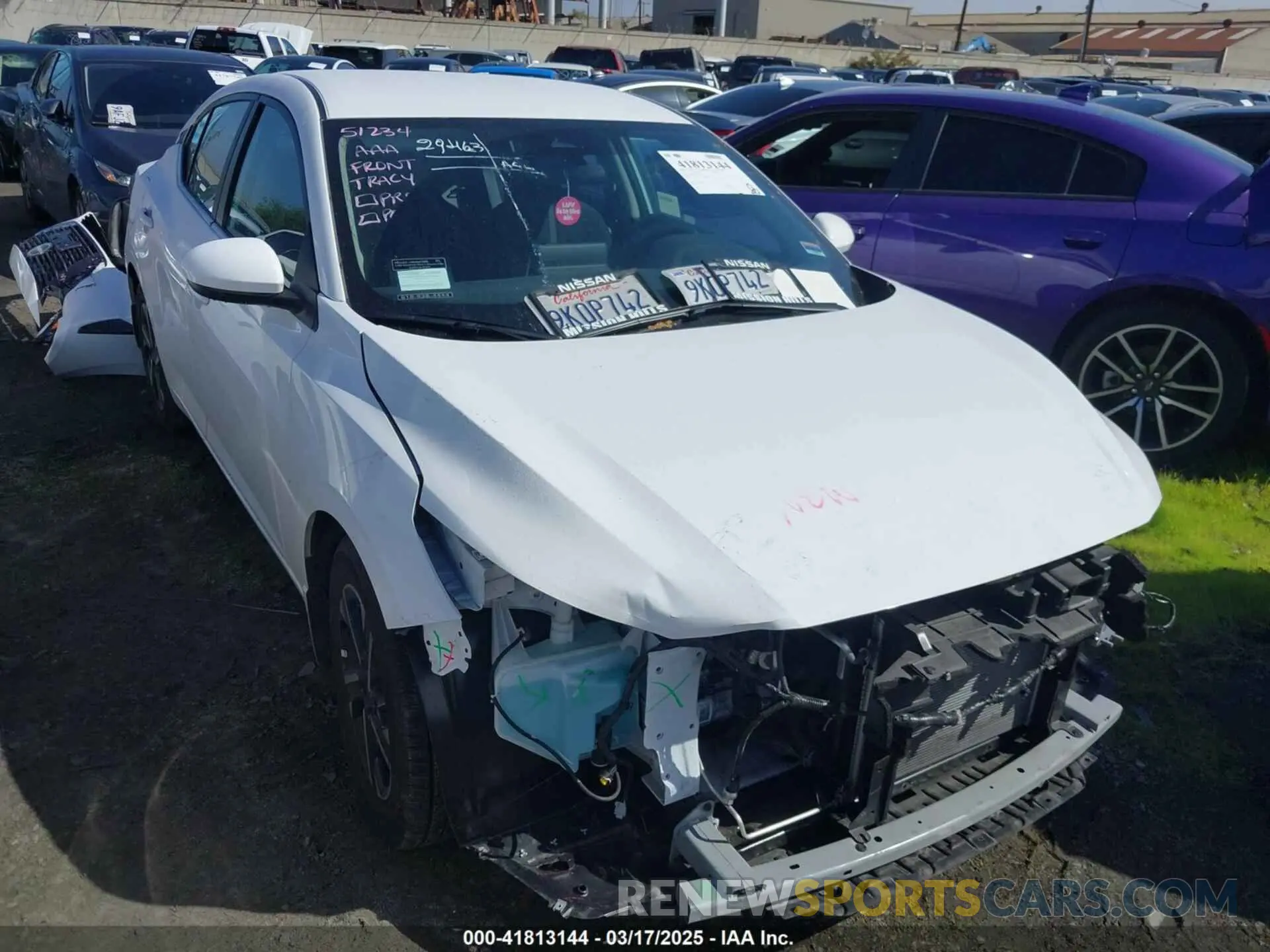 1 Photograph of a damaged car 3N1AB8CV3RY231792 NISSAN SENTRA 2024