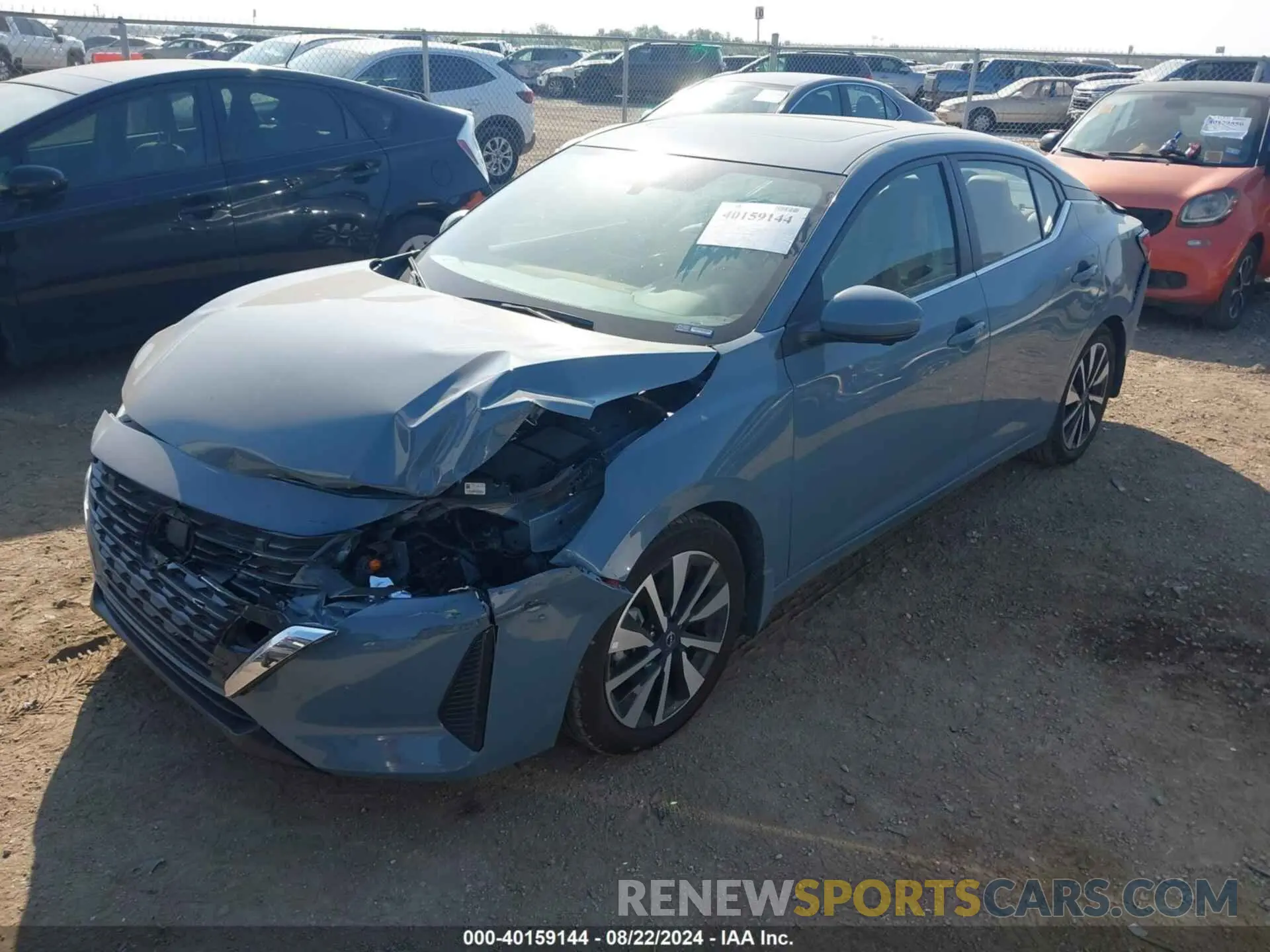 2 Photograph of a damaged car 3N1AB8CV3RY233333 NISSAN SENTRA 2024
