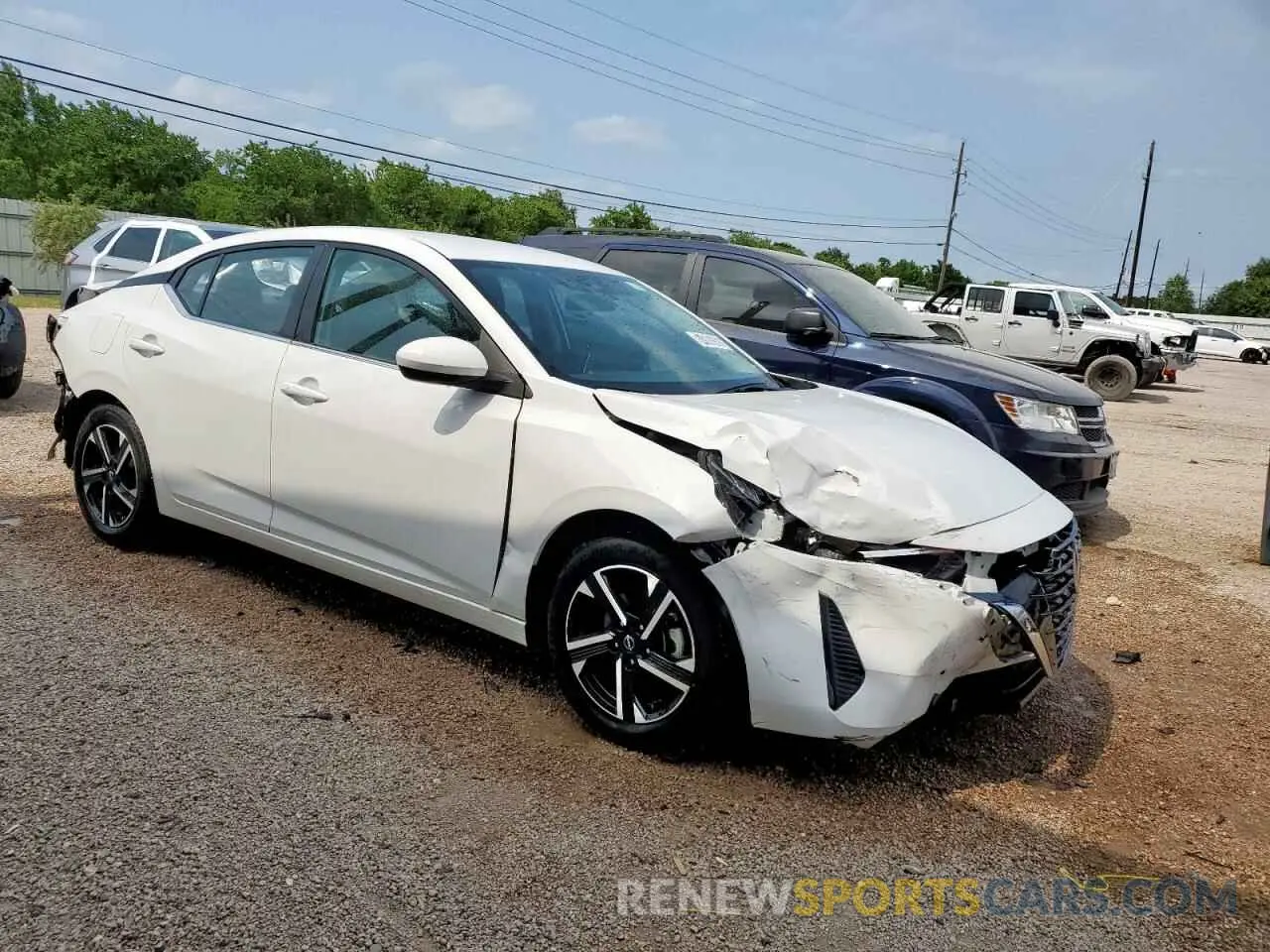 4 Photograph of a damaged car 3N1AB8CV3RY233719 NISSAN SENTRA 2024
