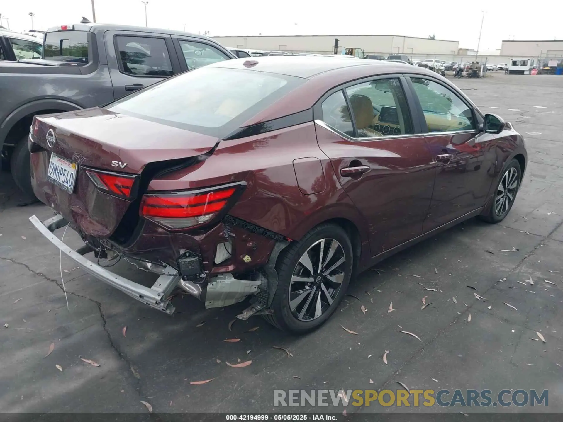 4 Photograph of a damaged car 3N1AB8CV3RY245904 NISSAN SENTRA 2024