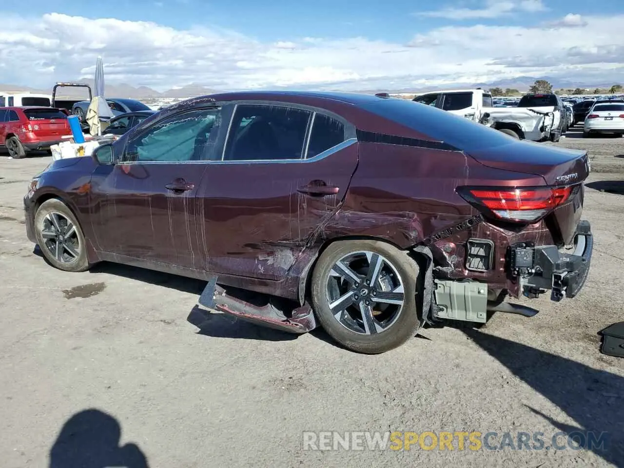 2 Photograph of a damaged car 3N1AB8CV3RY262928 NISSAN SENTRA 2024