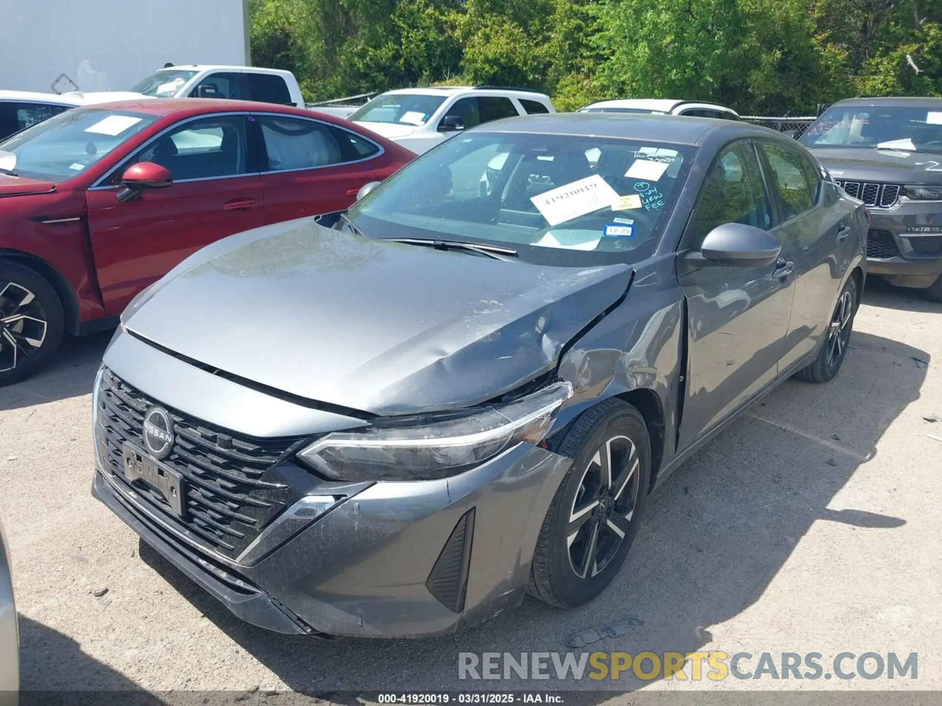 2 Photograph of a damaged car 3N1AB8CV3RY272634 NISSAN SENTRA 2024