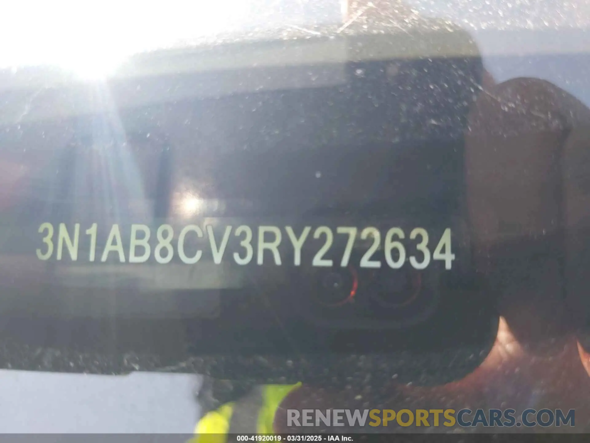 9 Photograph of a damaged car 3N1AB8CV3RY272634 NISSAN SENTRA 2024