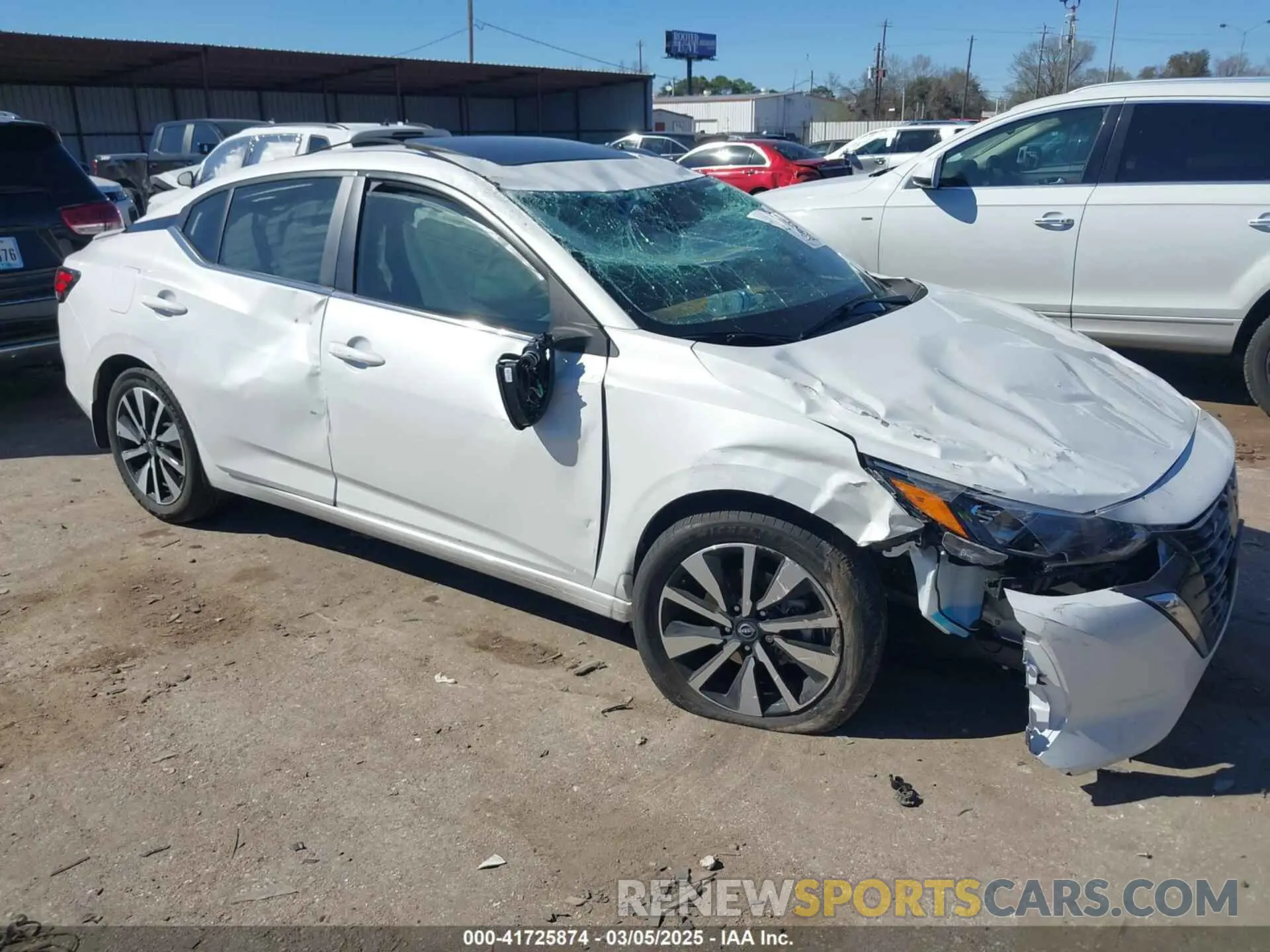 1 Photograph of a damaged car 3N1AB8CV3RY280488 NISSAN SENTRA 2024