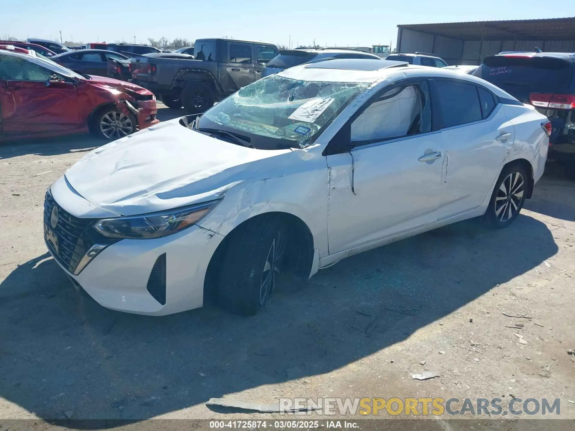 2 Photograph of a damaged car 3N1AB8CV3RY280488 NISSAN SENTRA 2024