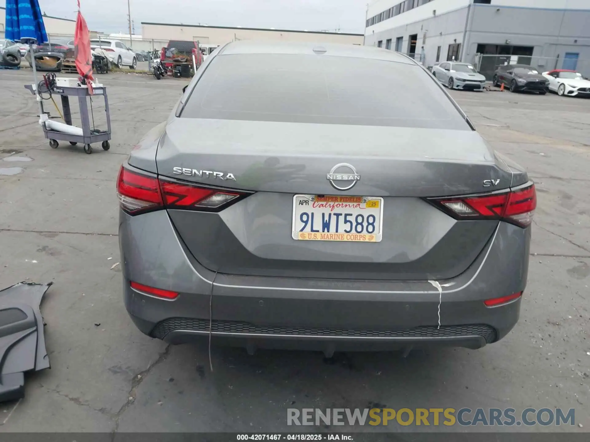 17 Photograph of a damaged car 3N1AB8CV3RY285903 NISSAN SENTRA 2024