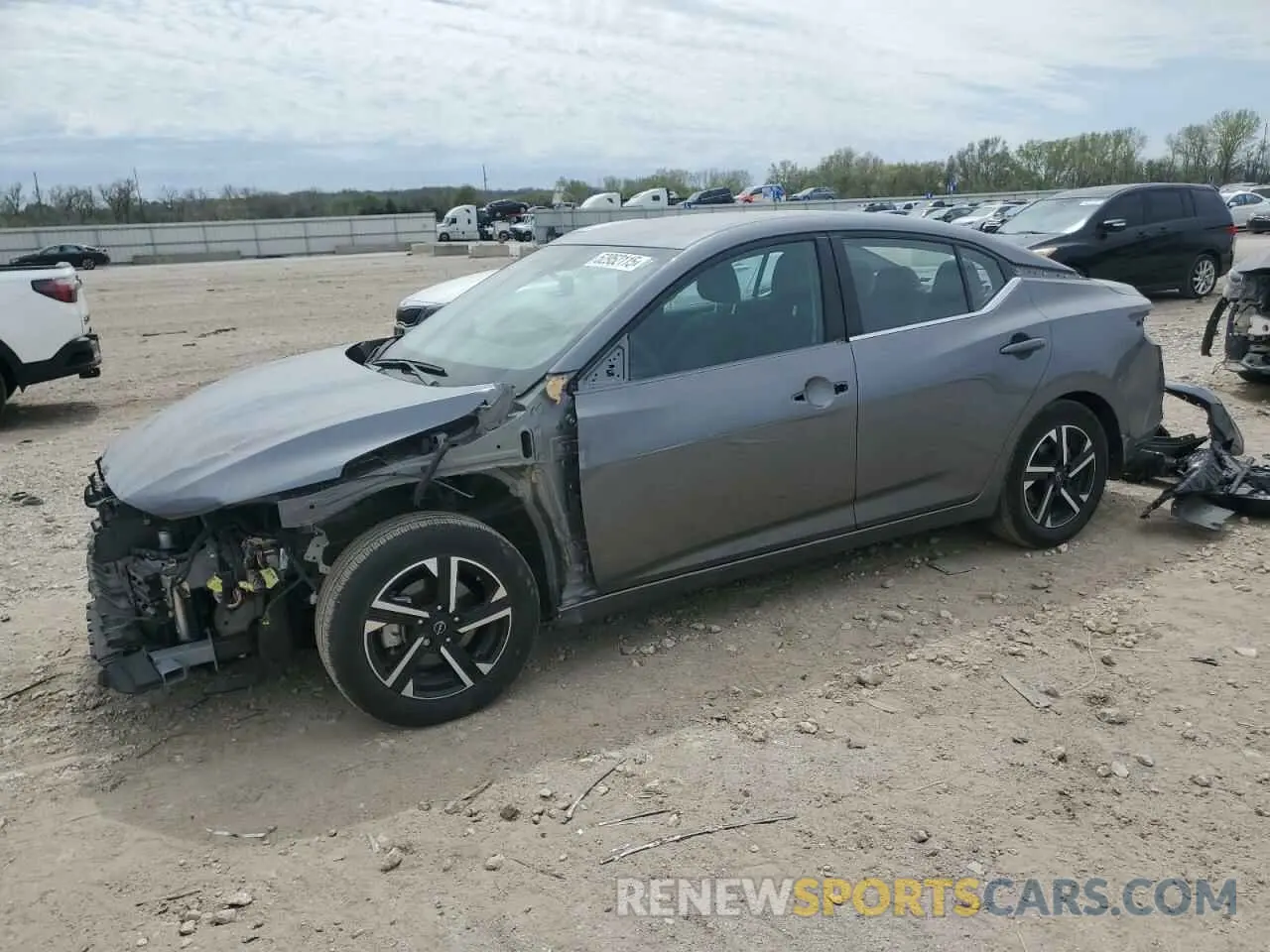 1 Photograph of a damaged car 3N1AB8CV3RY309889 NISSAN SENTRA 2024