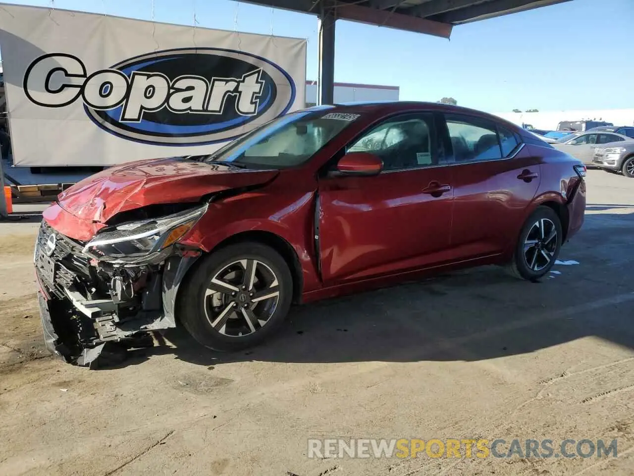 1 Photograph of a damaged car 3N1AB8CV3RY349745 NISSAN SENTRA 2024