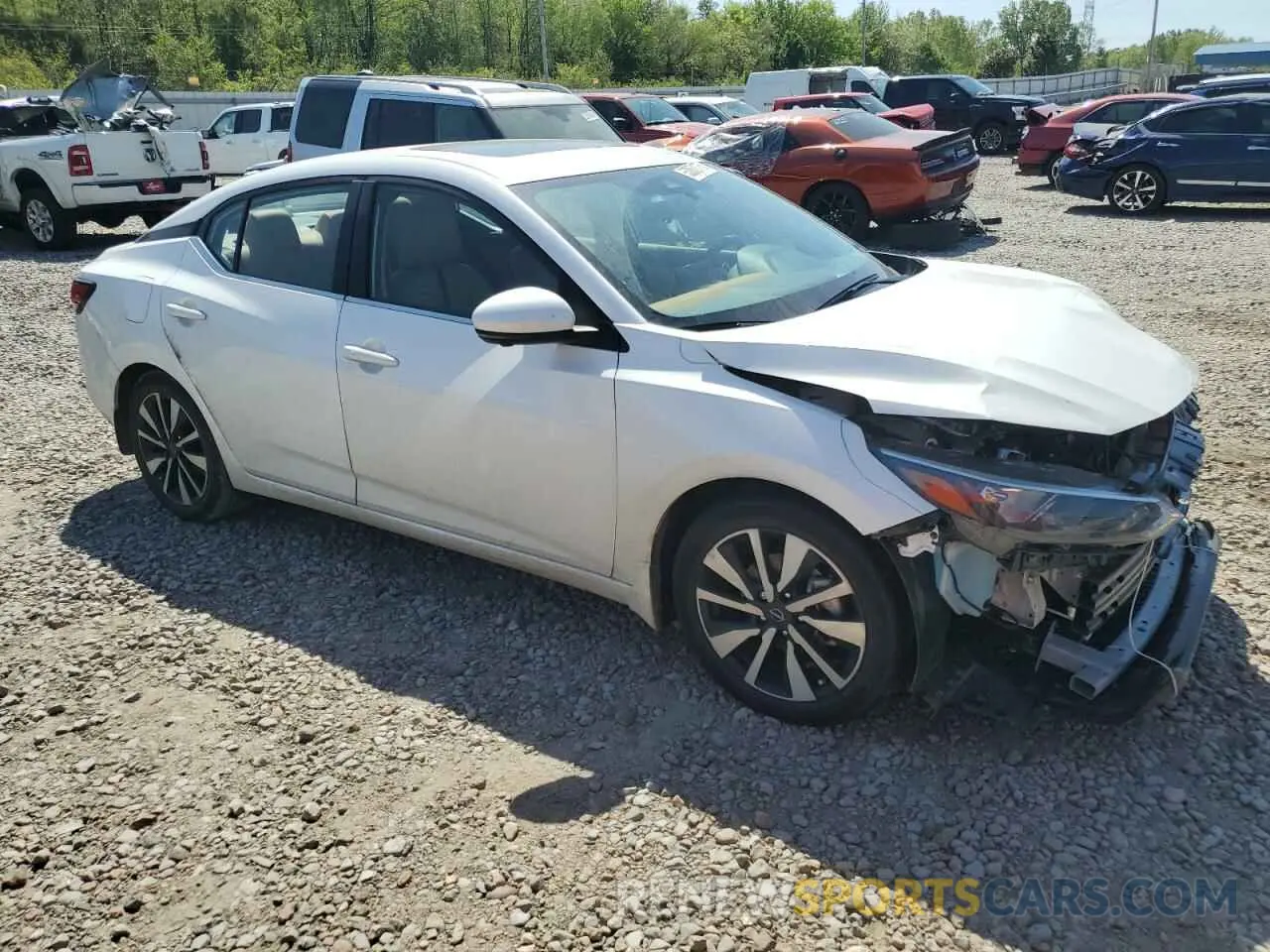 4 Photograph of a damaged car 3N1AB8CV3RY380803 NISSAN SENTRA 2024