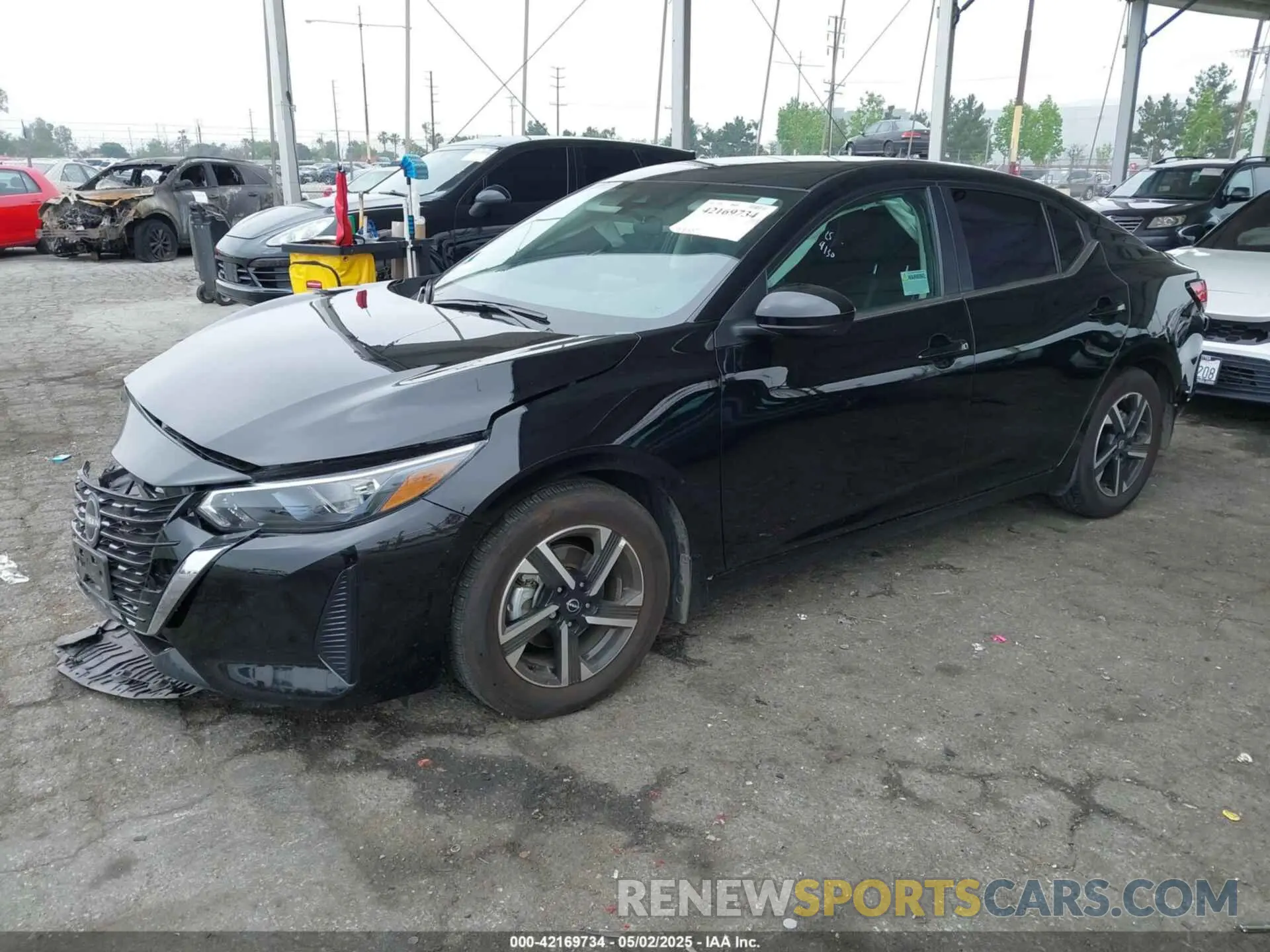 2 Photograph of a damaged car 3N1AB8CV3RY382356 NISSAN SENTRA 2024