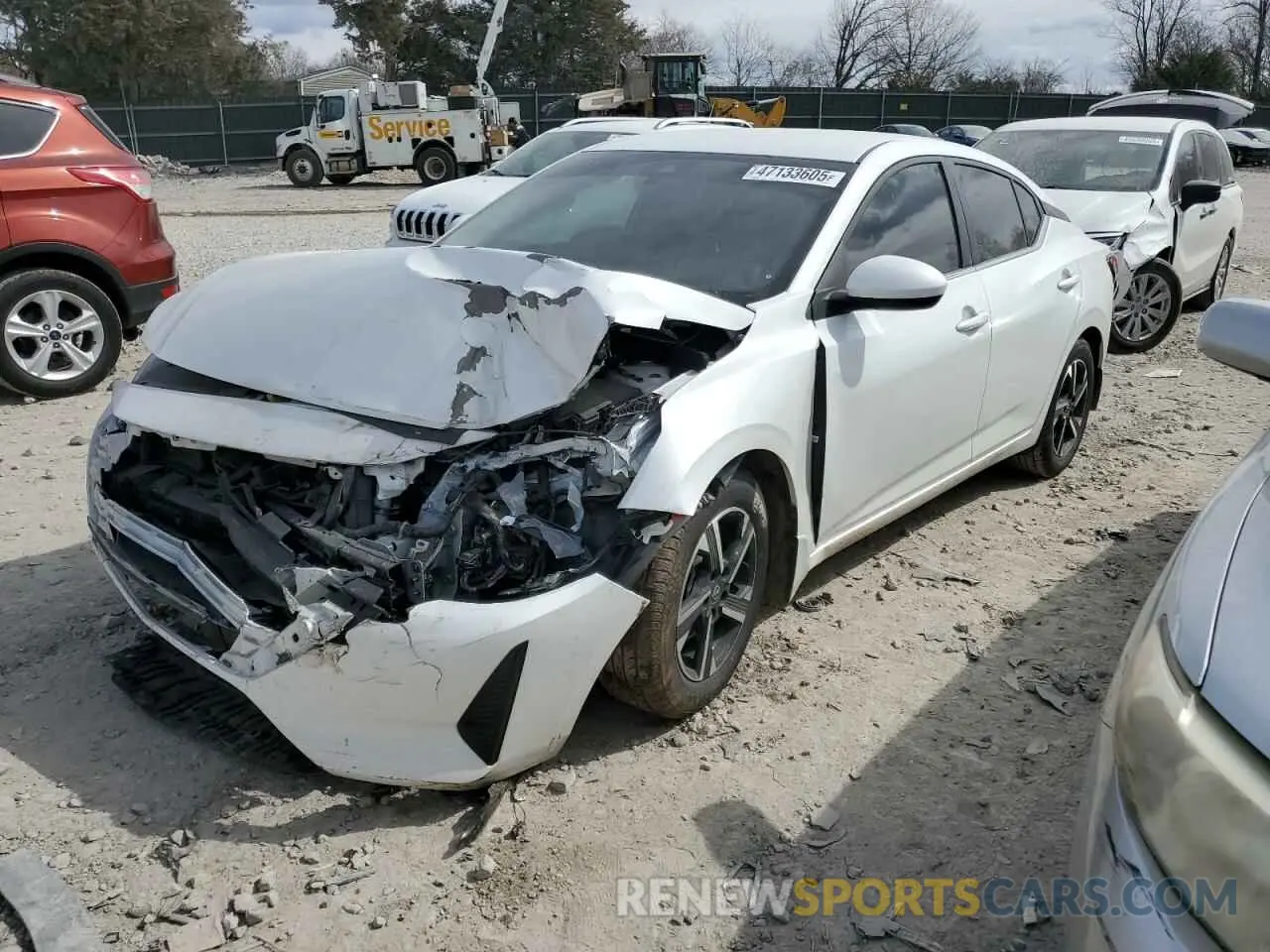 1 Photograph of a damaged car 3N1AB8CV4RY204911 NISSAN SENTRA 2024