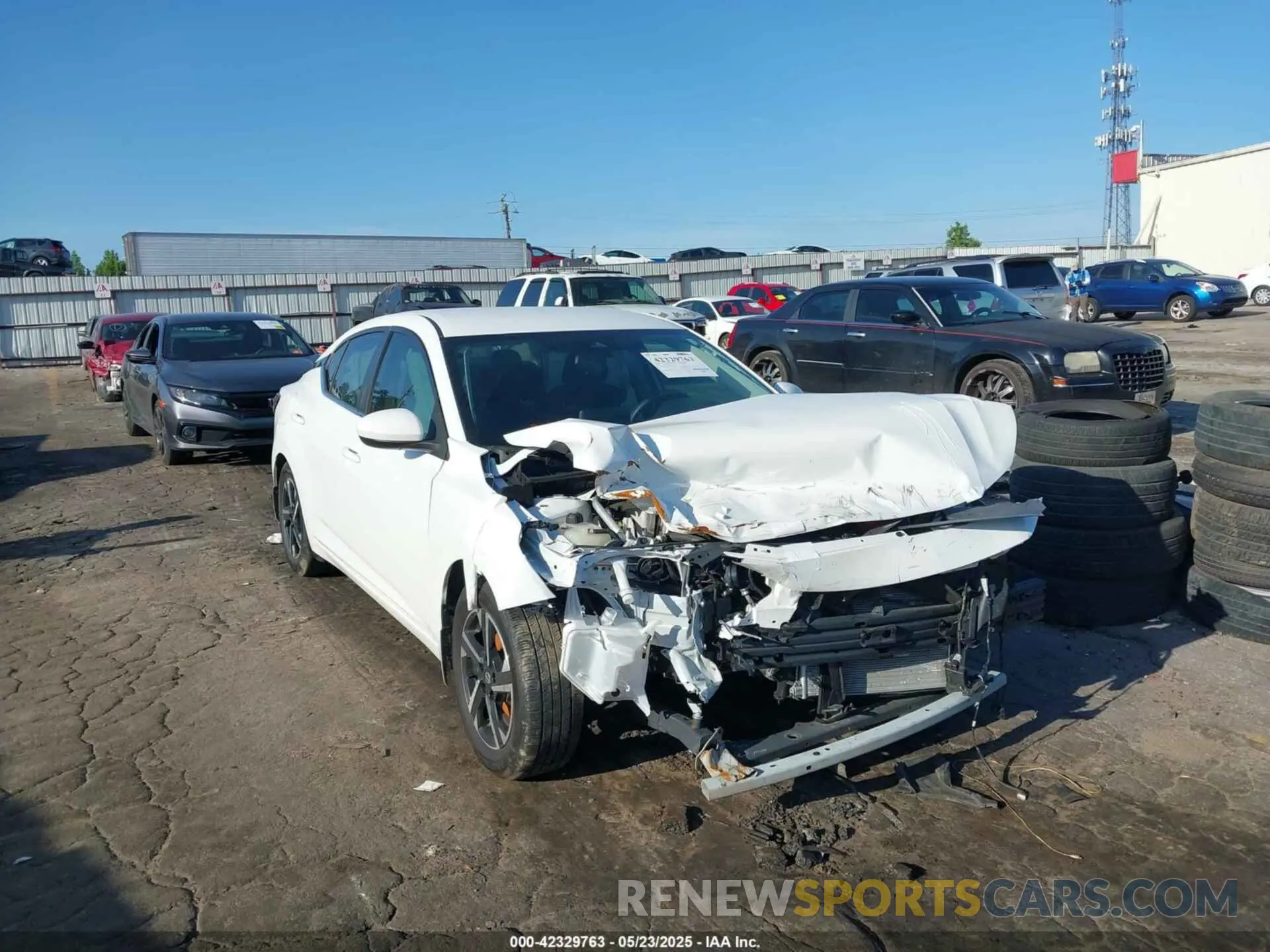 1 Photograph of a damaged car 3N1AB8CV4RY214242 NISSAN SENTRA 2024
