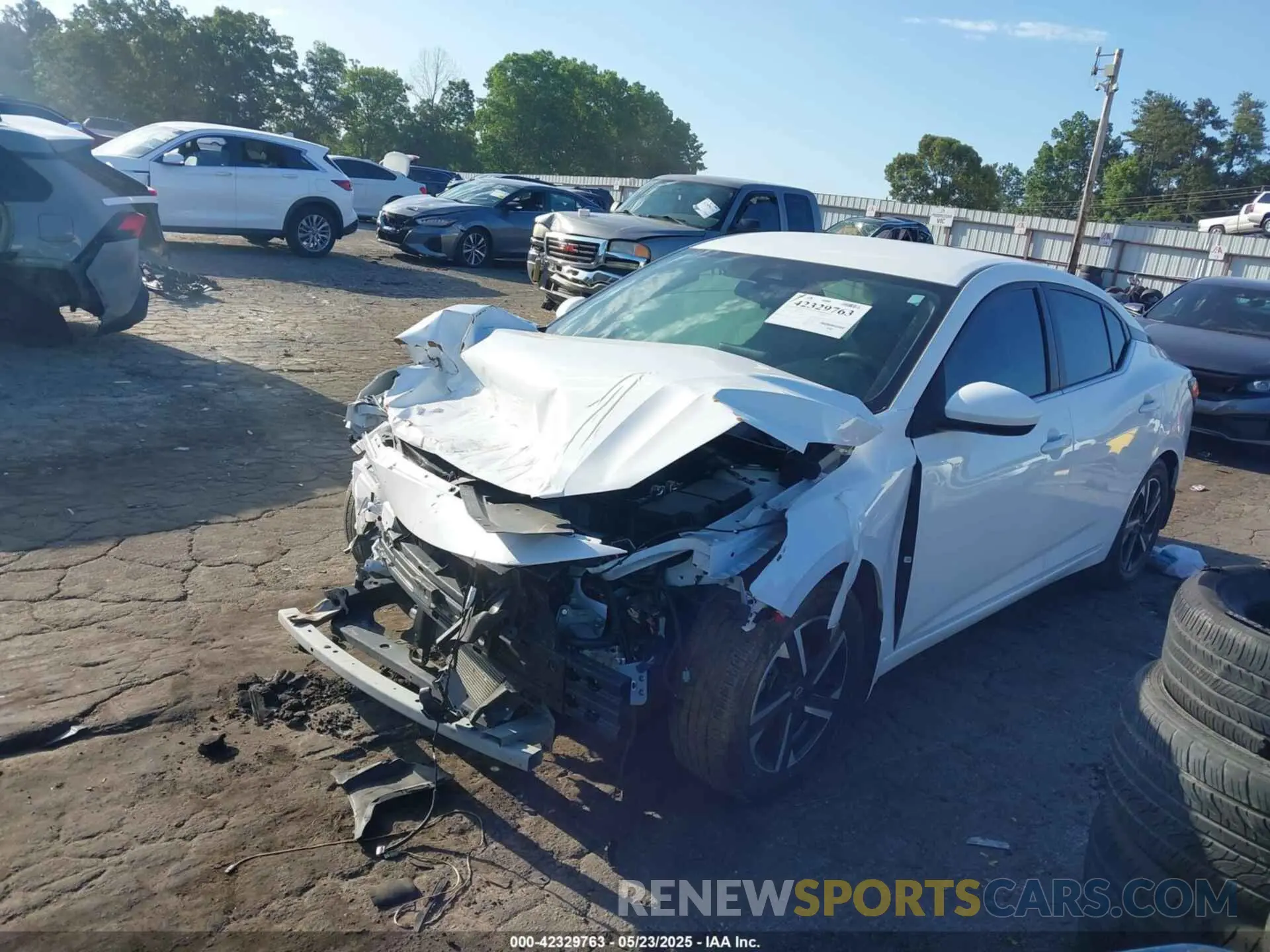 2 Photograph of a damaged car 3N1AB8CV4RY214242 NISSAN SENTRA 2024