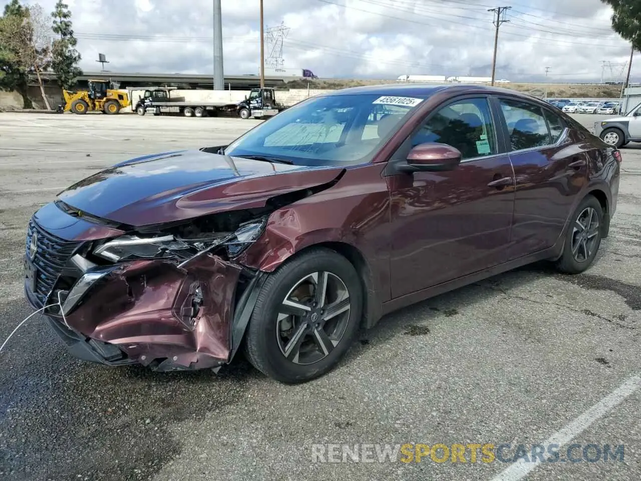1 Photograph of a damaged car 3N1AB8CV4RY220669 NISSAN SENTRA 2024