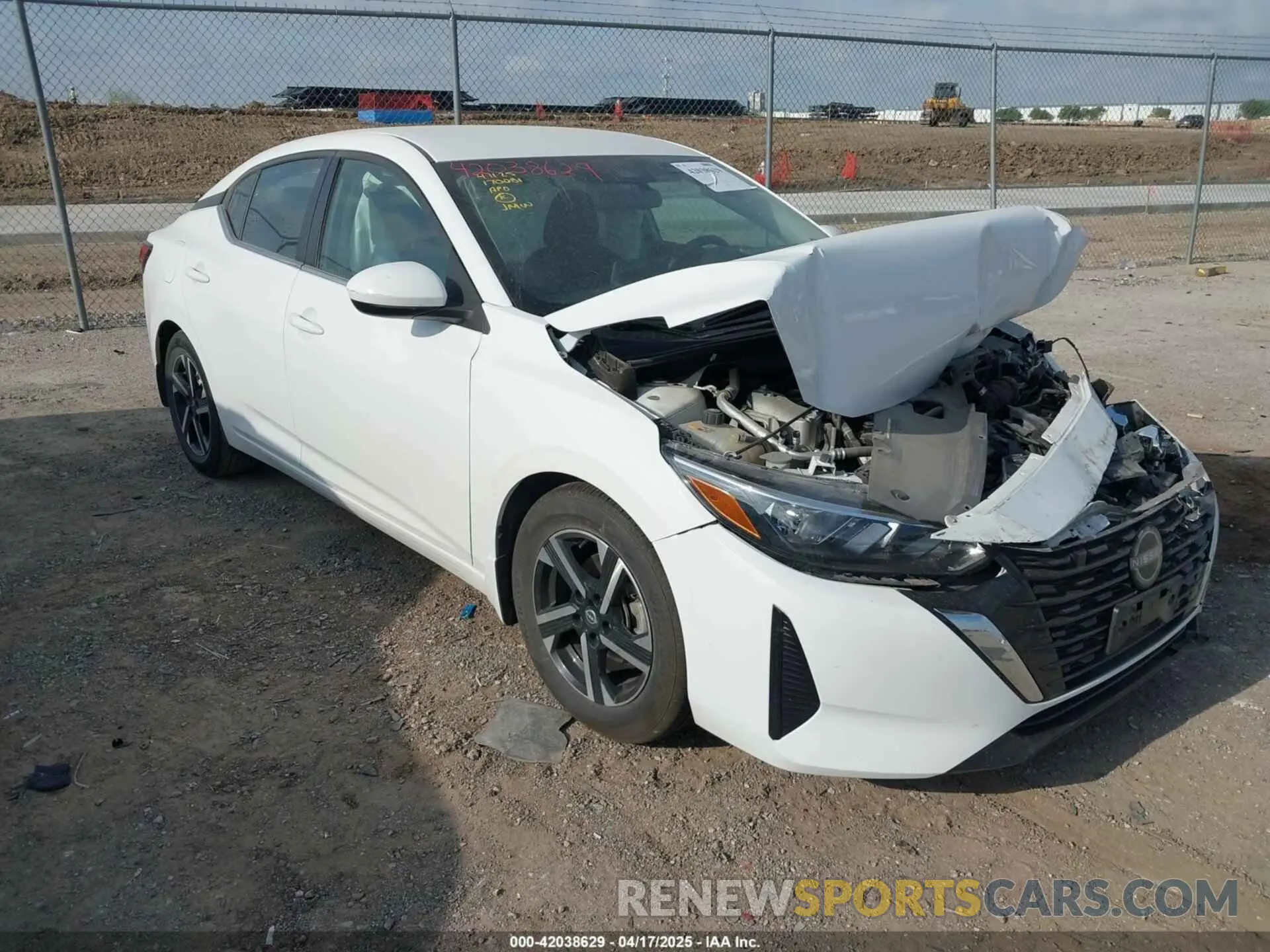 1 Photograph of a damaged car 3N1AB8CV4RY259066 NISSAN SENTRA 2024