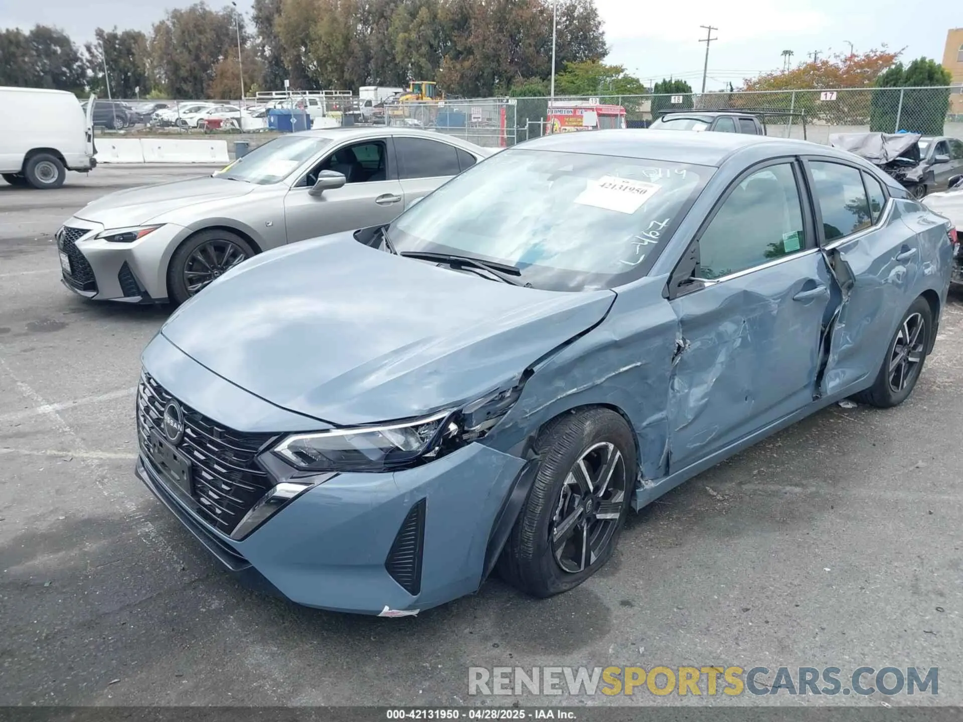 2 Photograph of a damaged car 3N1AB8CV4RY260119 NISSAN SENTRA 2024