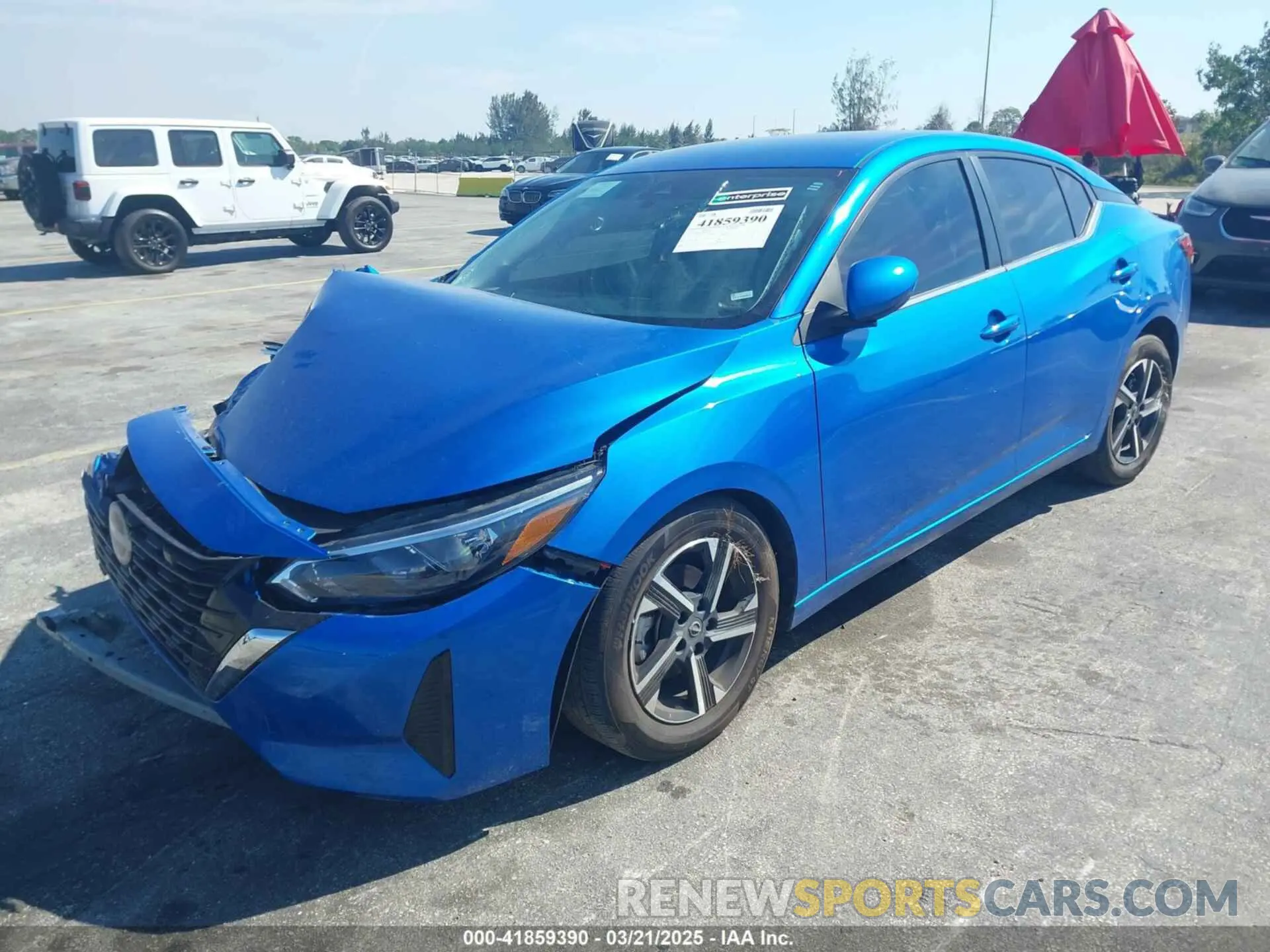 2 Photograph of a damaged car 3N1AB8CV4RY266020 NISSAN SENTRA 2024