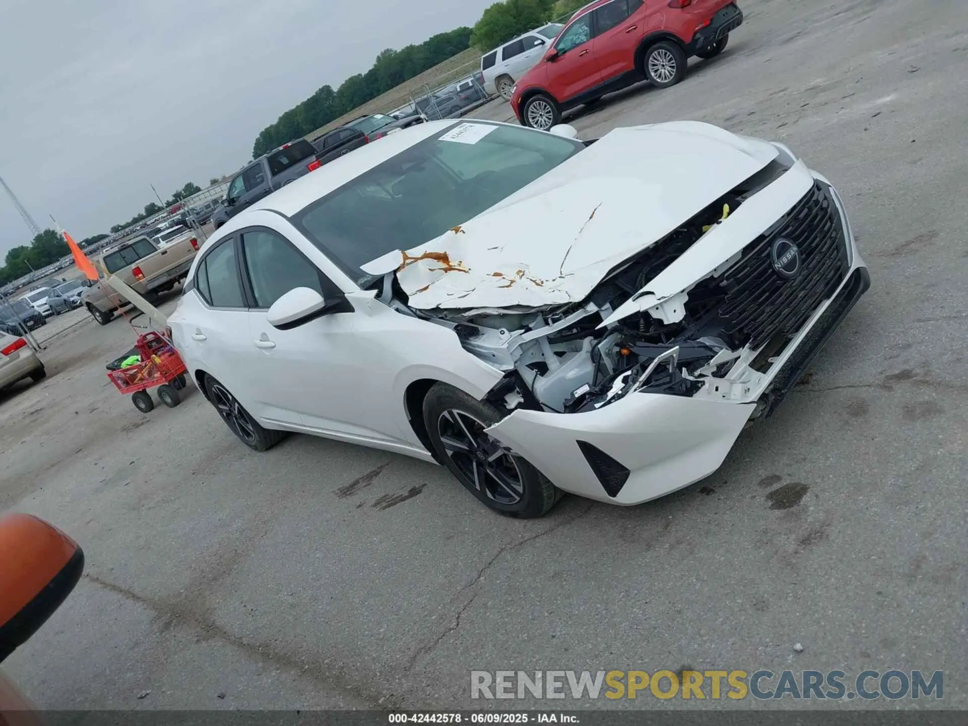 1 Photograph of a damaged car 3N1AB8CV4RY274313 NISSAN SENTRA 2024