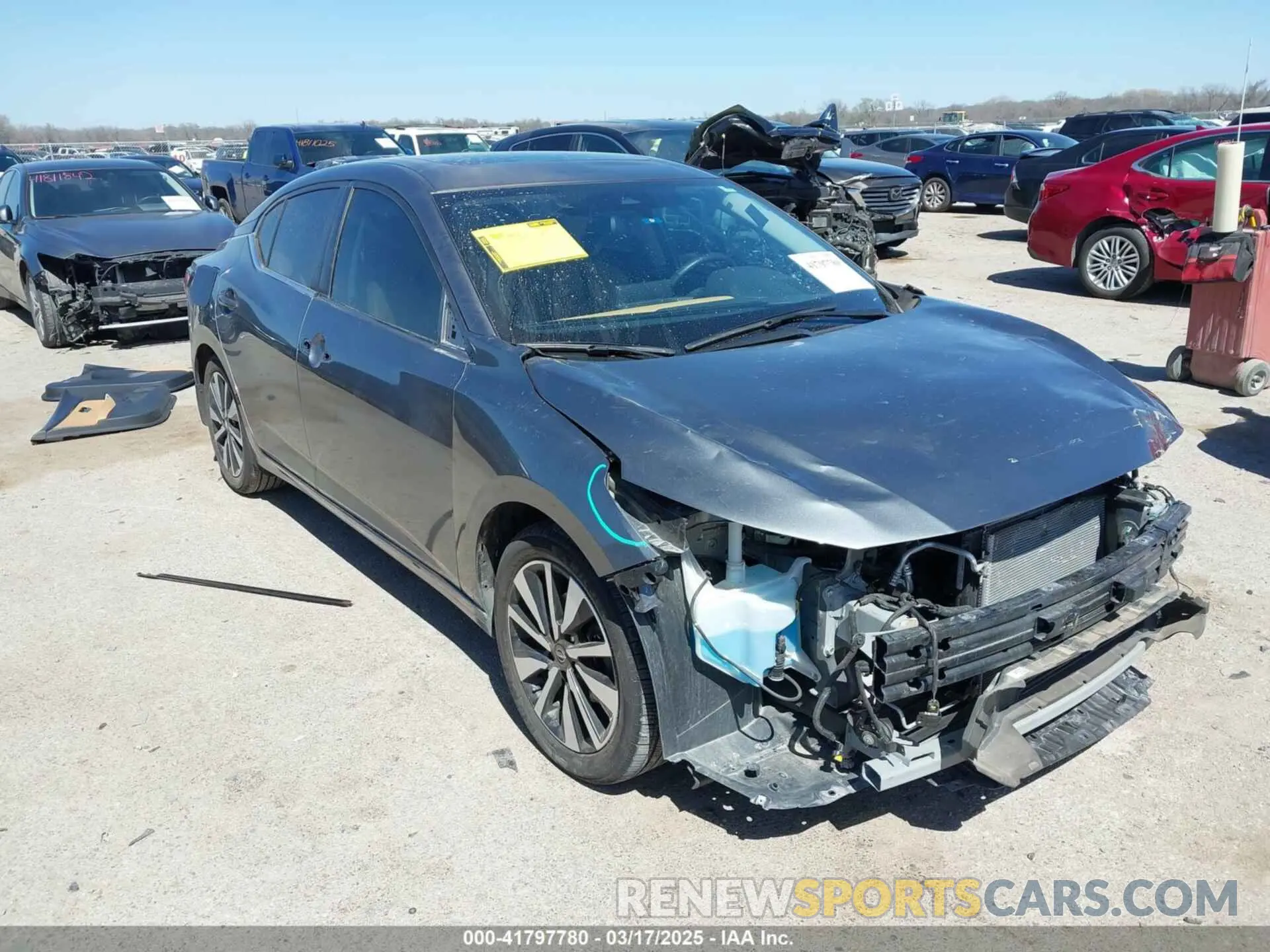1 Photograph of a damaged car 3N1AB8CV4RY313546 NISSAN SENTRA 2024