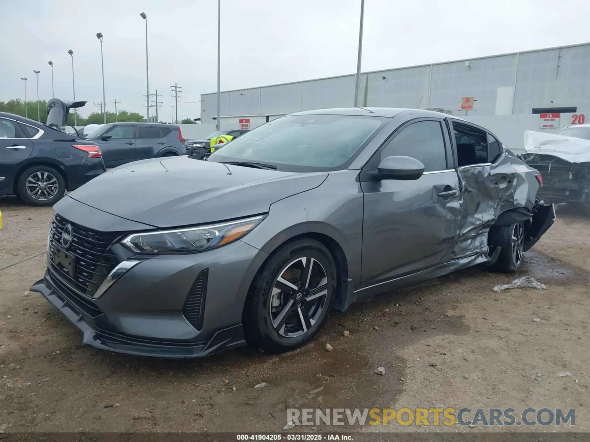 2 Photograph of a damaged car 3N1AB8CV4RY347793 NISSAN SENTRA 2024