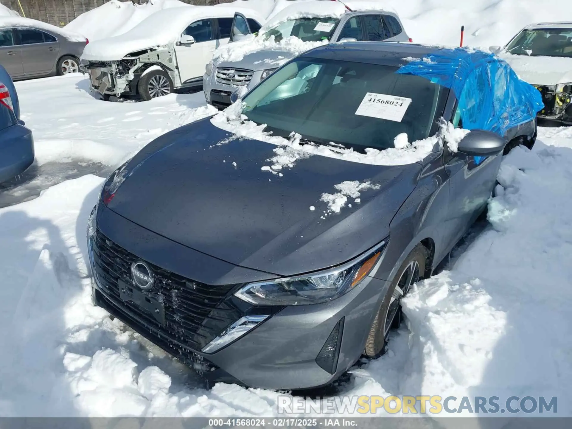 2 Photograph of a damaged car 3N1AB8CV4RY384505 NISSAN SENTRA 2024