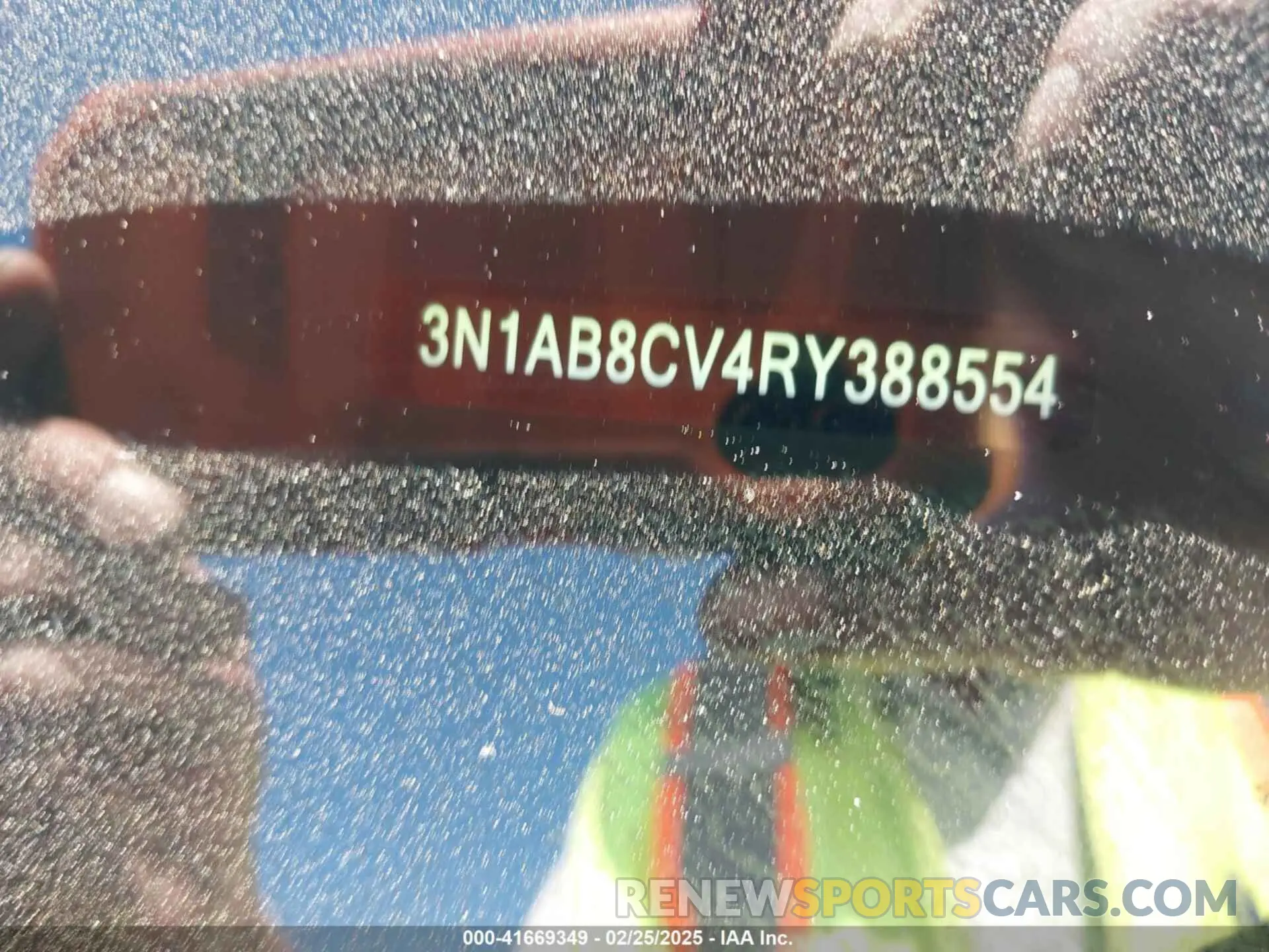 9 Photograph of a damaged car 3N1AB8CV4RY388554 NISSAN SENTRA 2024