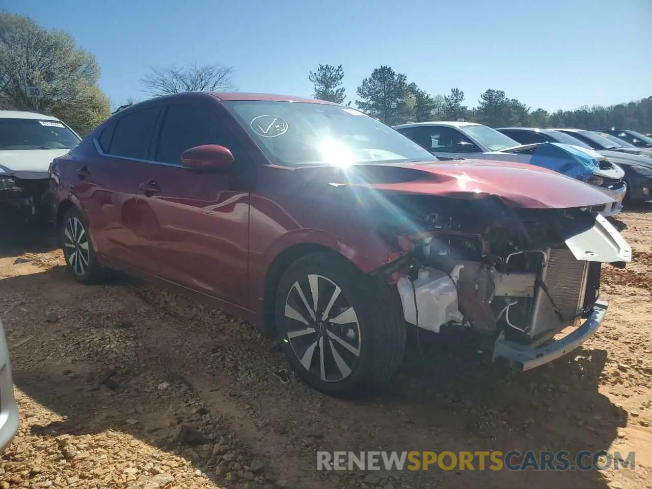4 Photograph of a damaged car 3N1AB8CV5RY221975 NISSAN SENTRA 2024
