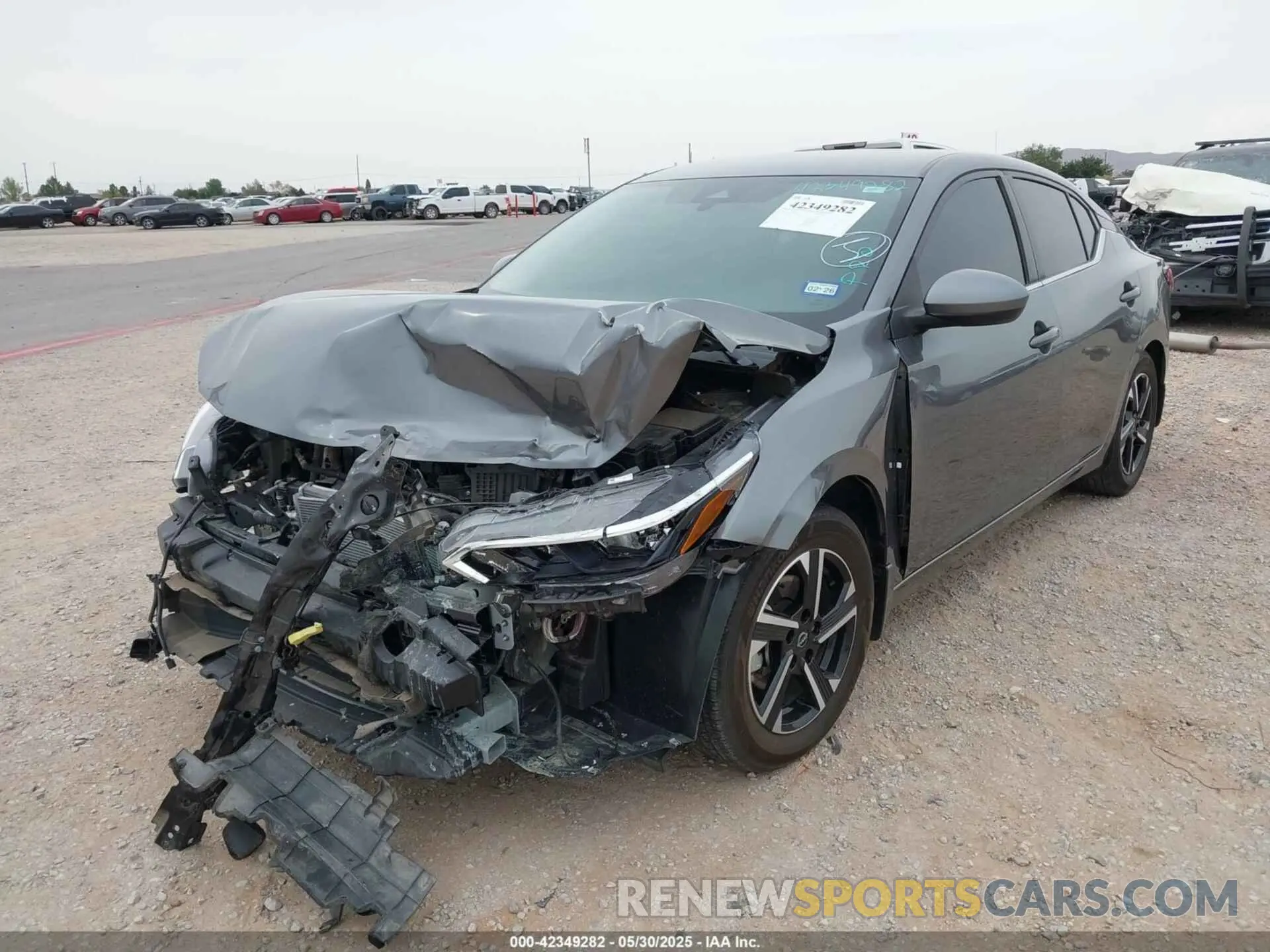2 Photograph of a damaged car 3N1AB8CV5RY231342 NISSAN SENTRA 2024