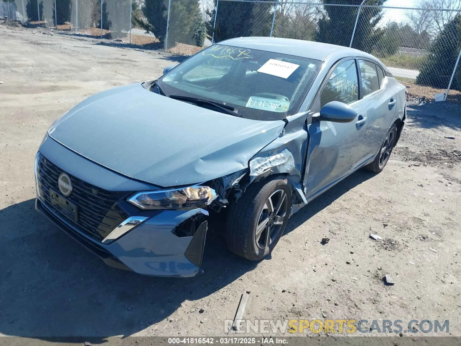 2 Photograph of a damaged car 3N1AB8CV5RY236315 NISSAN SENTRA 2024