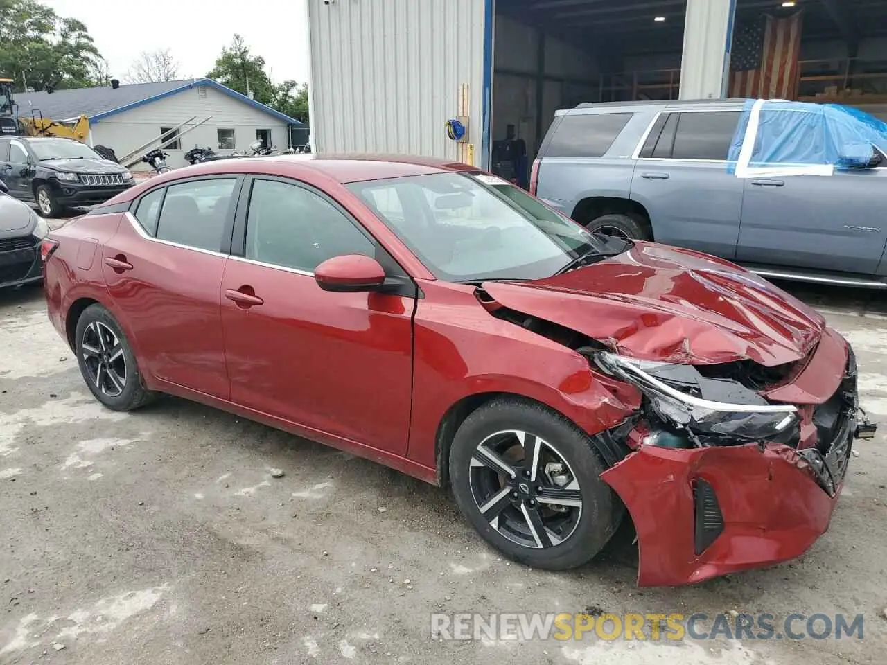 4 Photograph of a damaged car 3N1AB8CV5RY265085 NISSAN SENTRA 2024