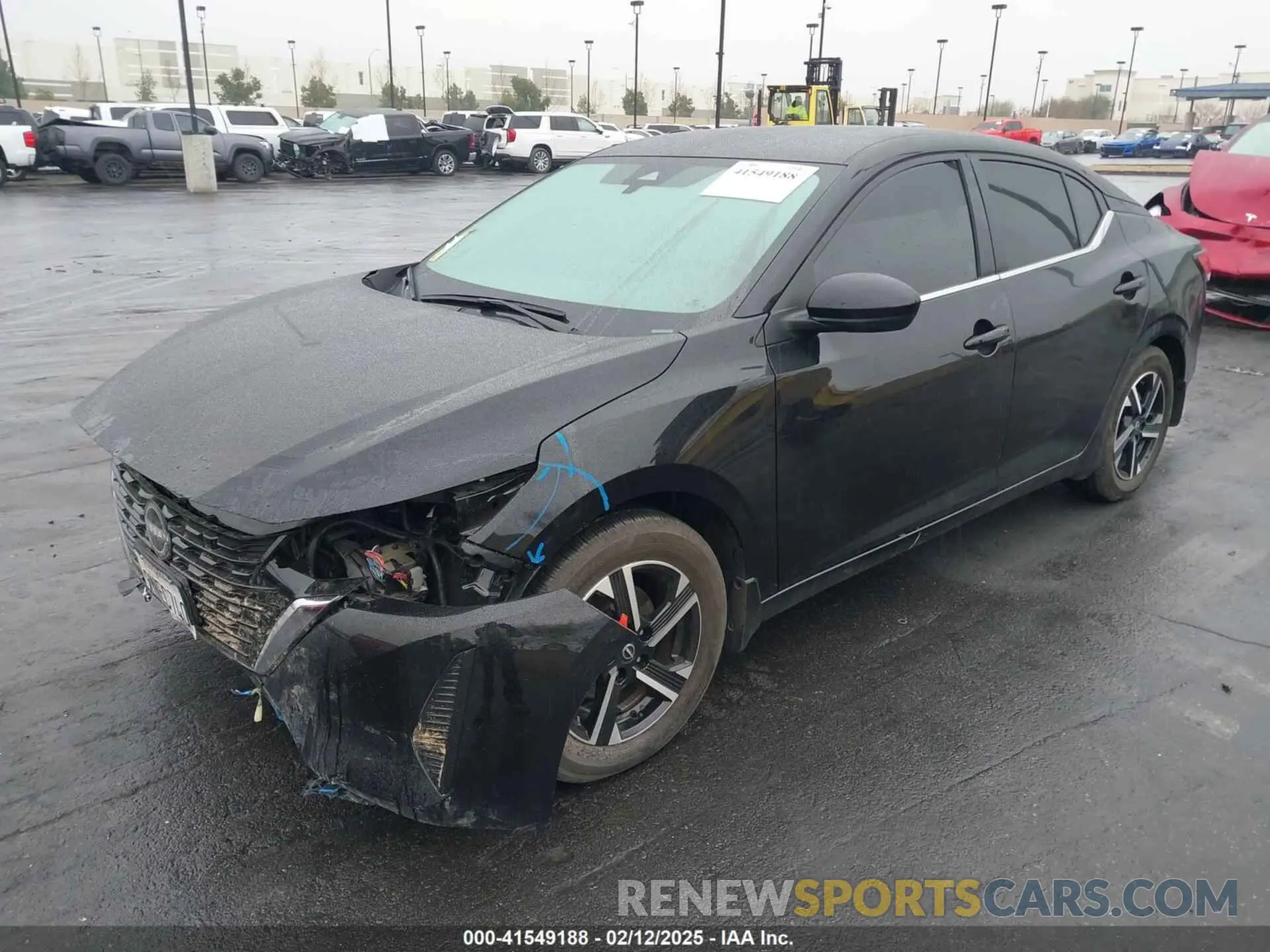 2 Photograph of a damaged car 3N1AB8CV5RY271615 NISSAN SENTRA 2024